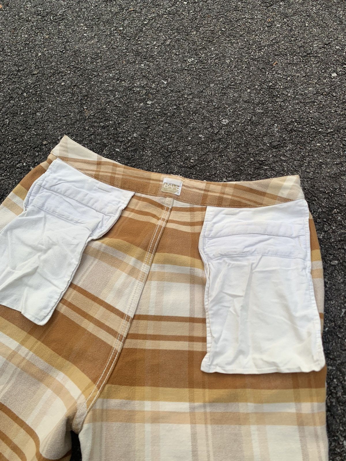 Bape Bape Check Shorts Size US 33 - 13 Thumbnail