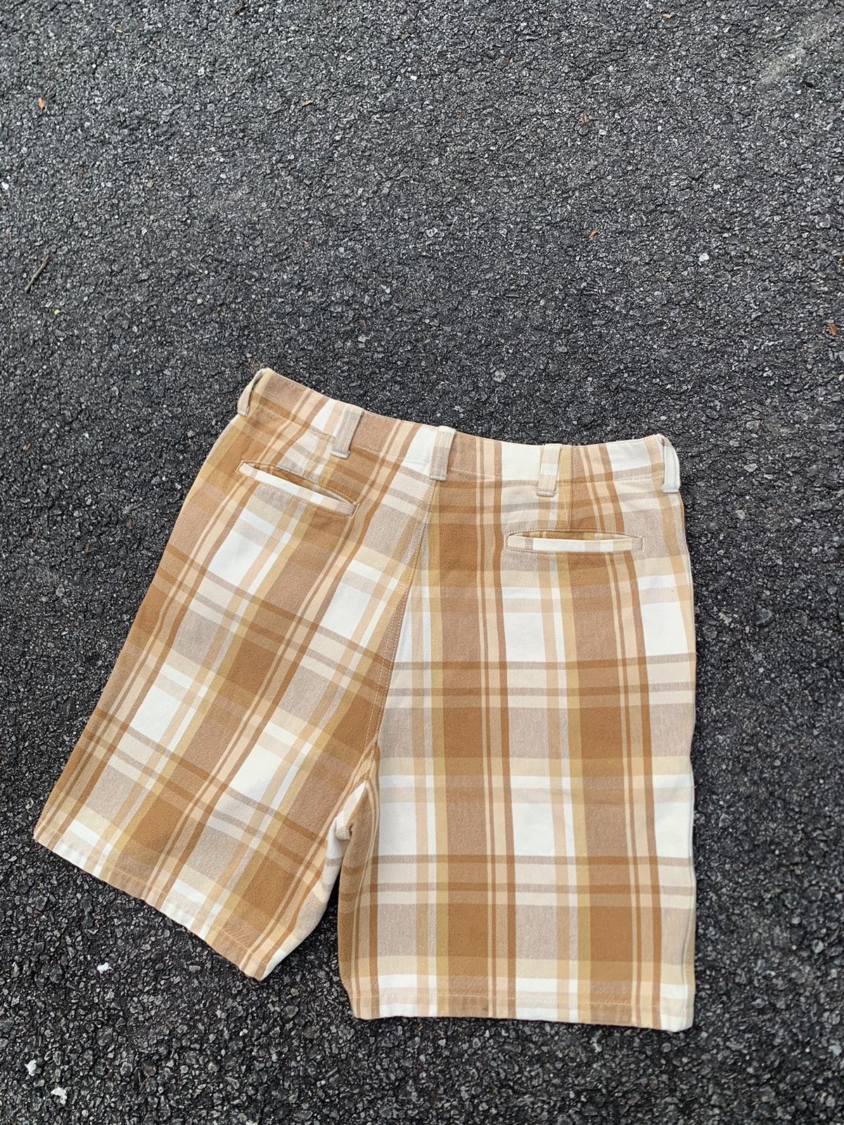 Bape Bape Check Shorts Size US 33 - 7 Thumbnail