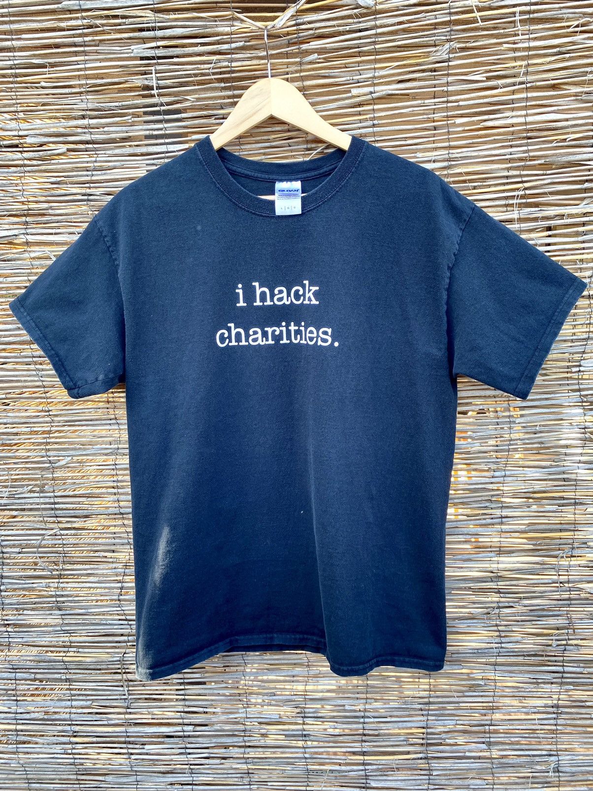 Japanese Brand × Vintage Vintage I hack charity’s T-shirt Size US L / EU 52-54 / 3 - 1 Thumbnail