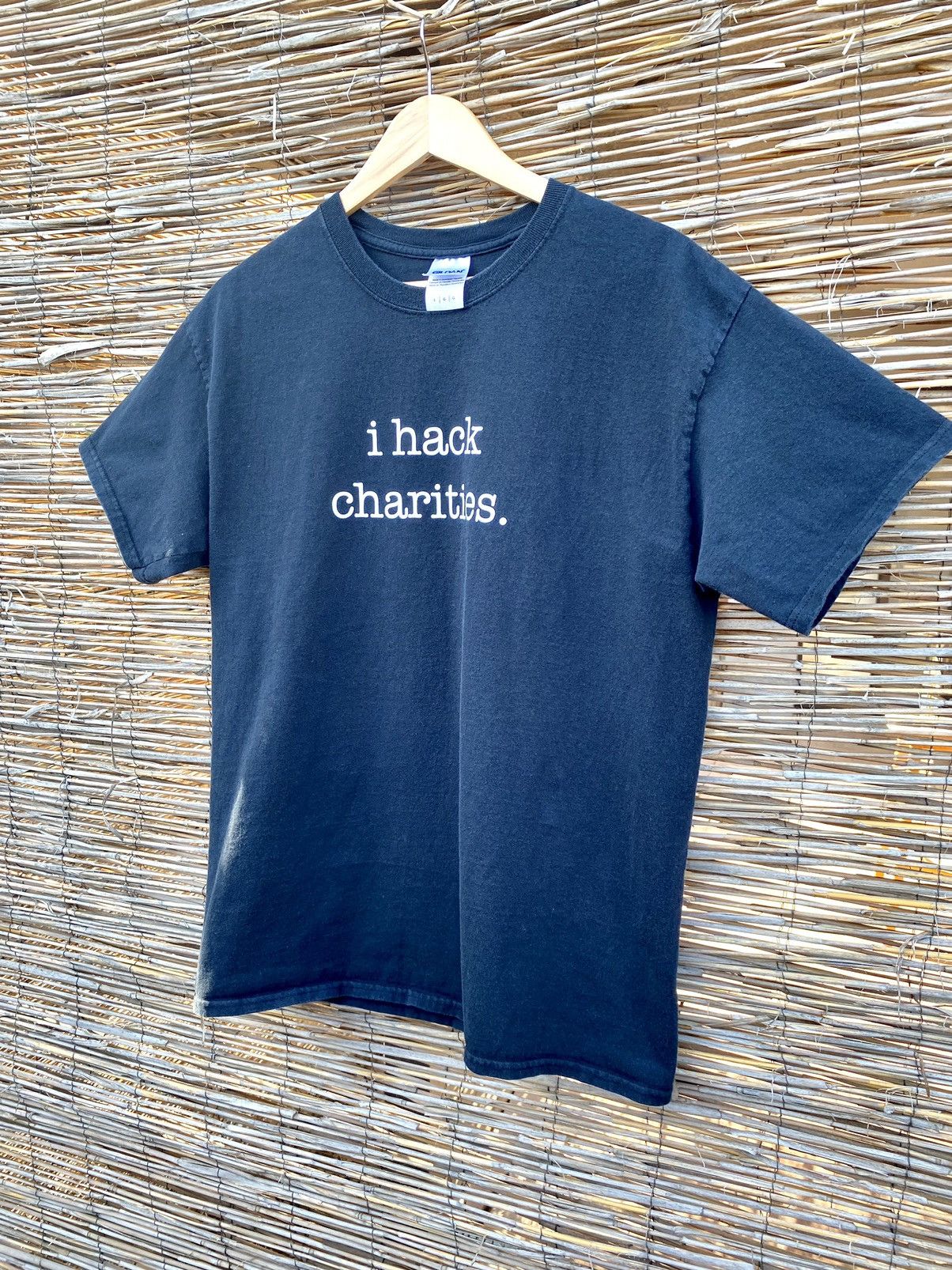 Japanese Brand × Vintage Vintage I hack charity’s T-shirt Size US L / EU 52-54 / 3 - 4 Thumbnail