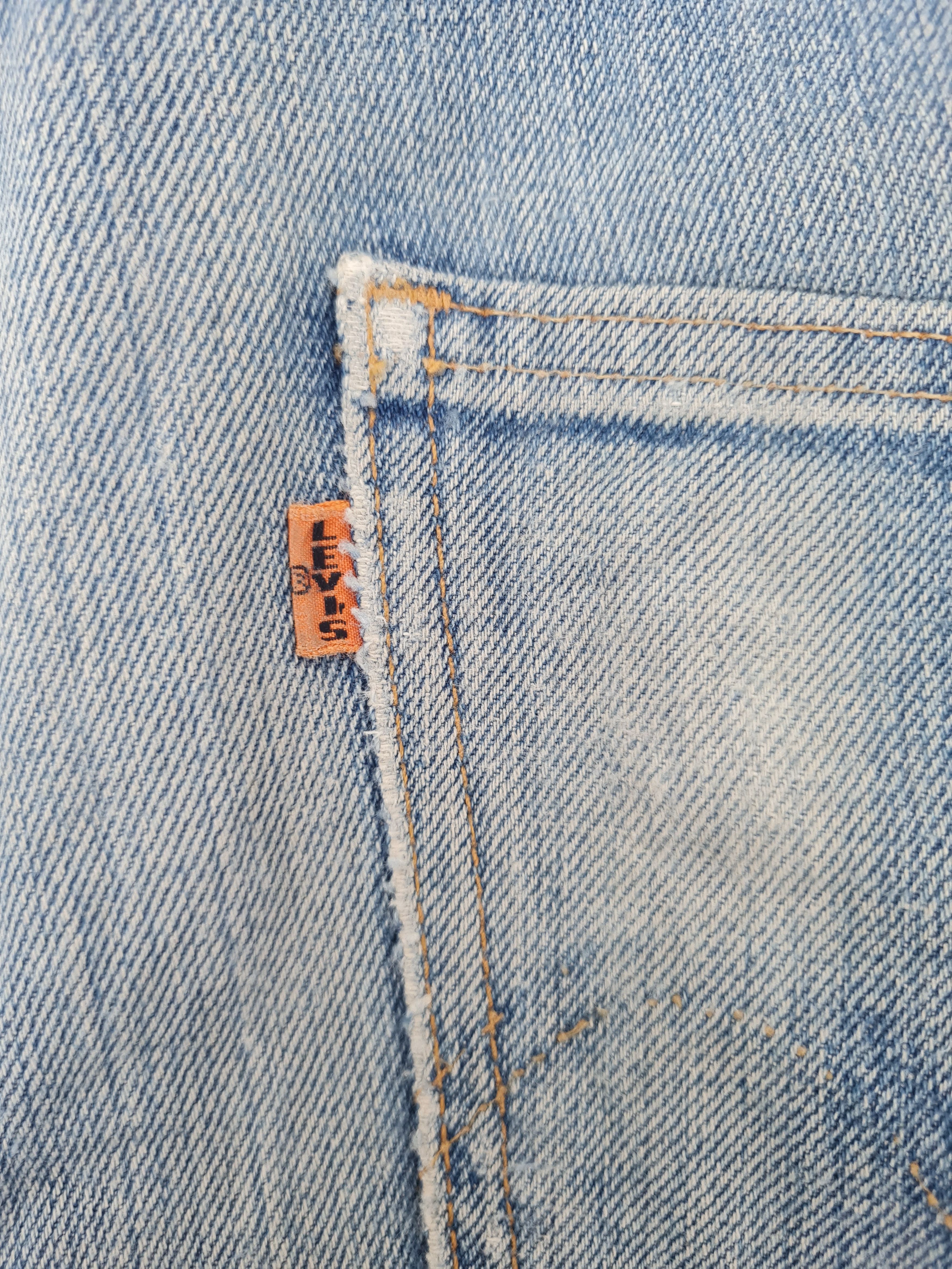 Levi's Vtg LEVIS 606 Repro Ripped Orange Tab L0321 Size 32x33.5 Size US 32 / EU 48 - 10 Thumbnail