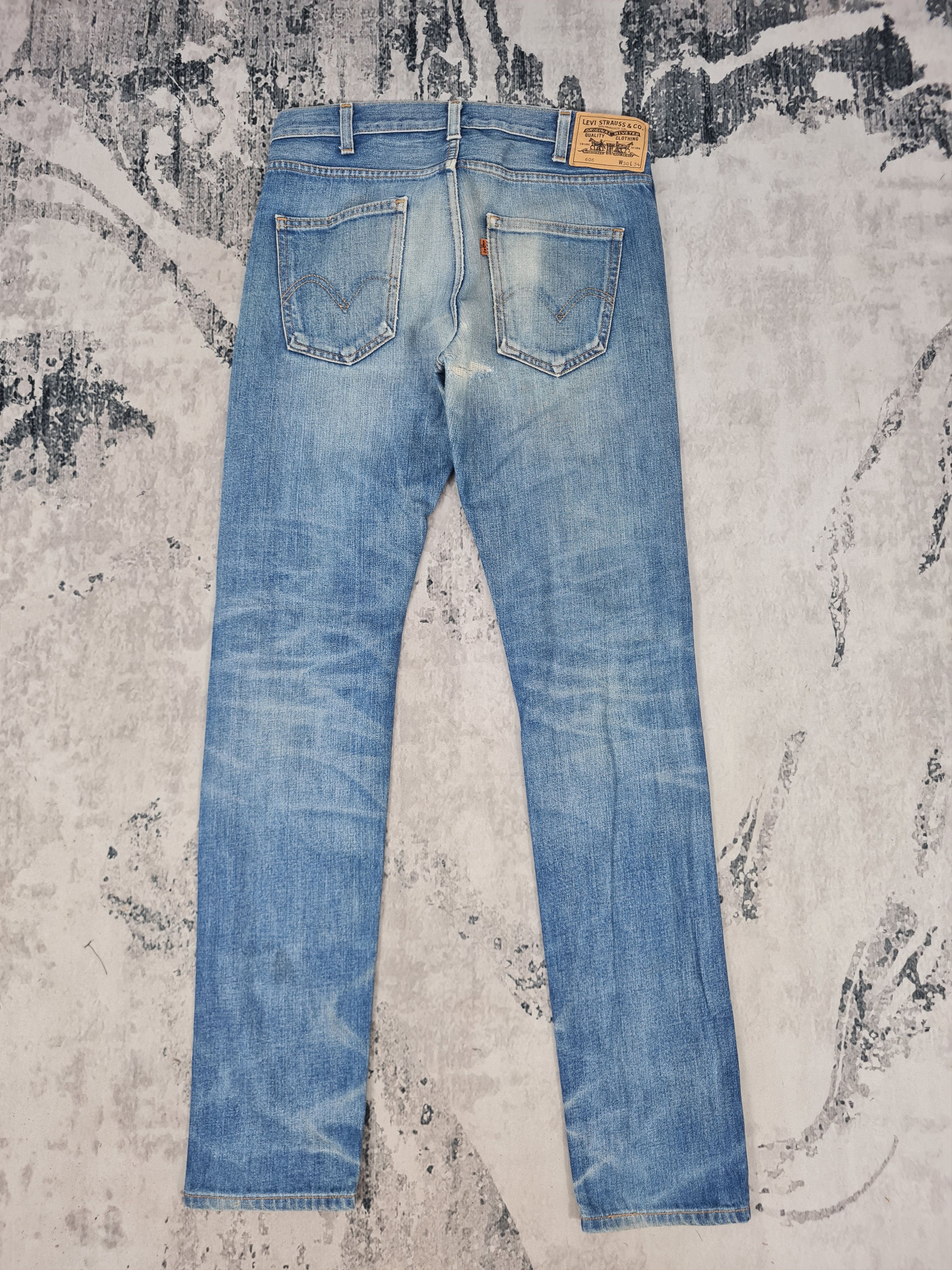 Levi's Vtg LEVIS 606 Repro Ripped Orange Tab L0321 Size 32x33.5 Size US 32 / EU 48 - 2 Thumbnail