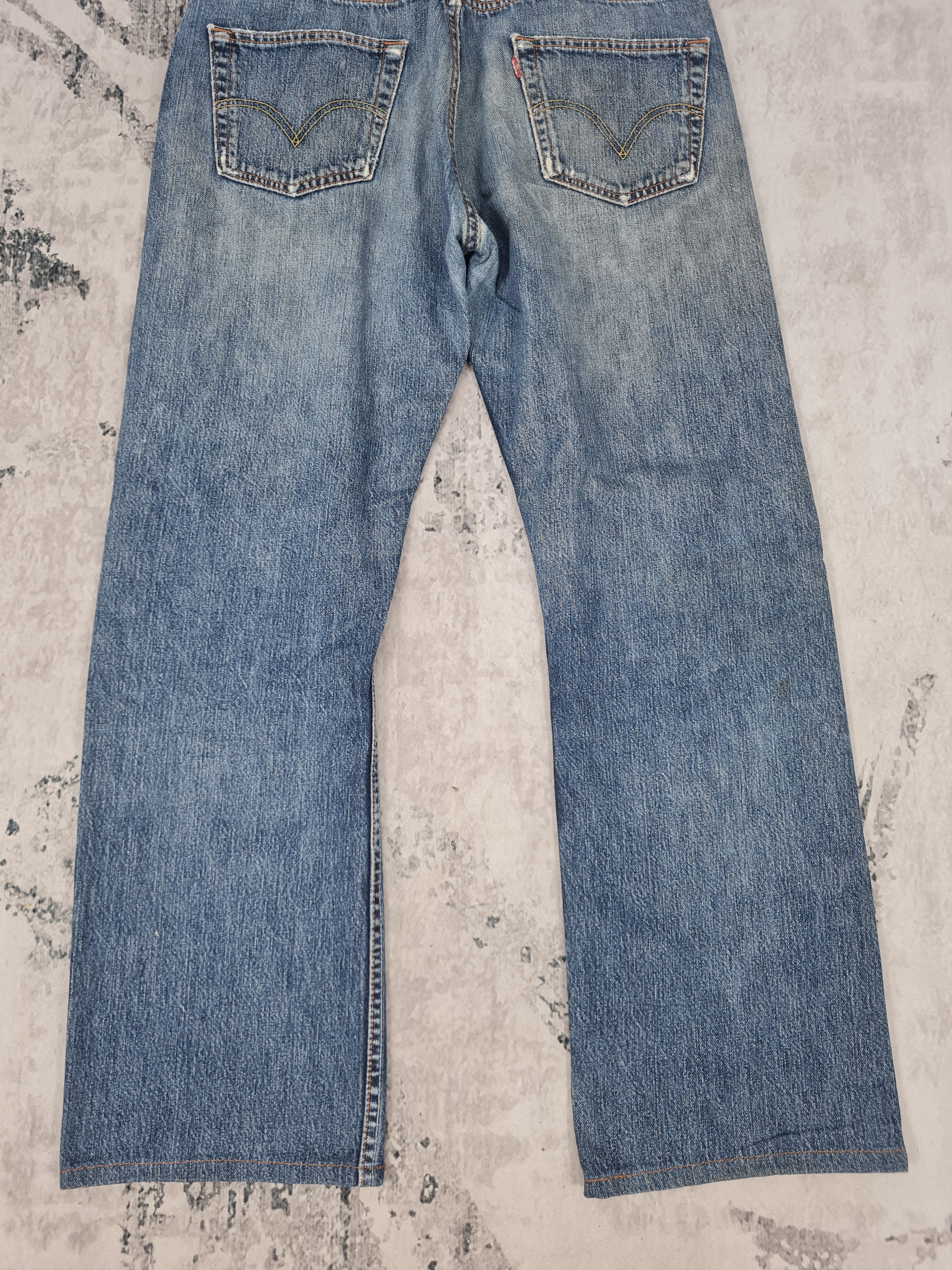 Levi's LEVIS 501 Distressed Cropped Ripped Jeans L0323 Size 34x29 Size US 34 / EU 50 - 4 Thumbnail