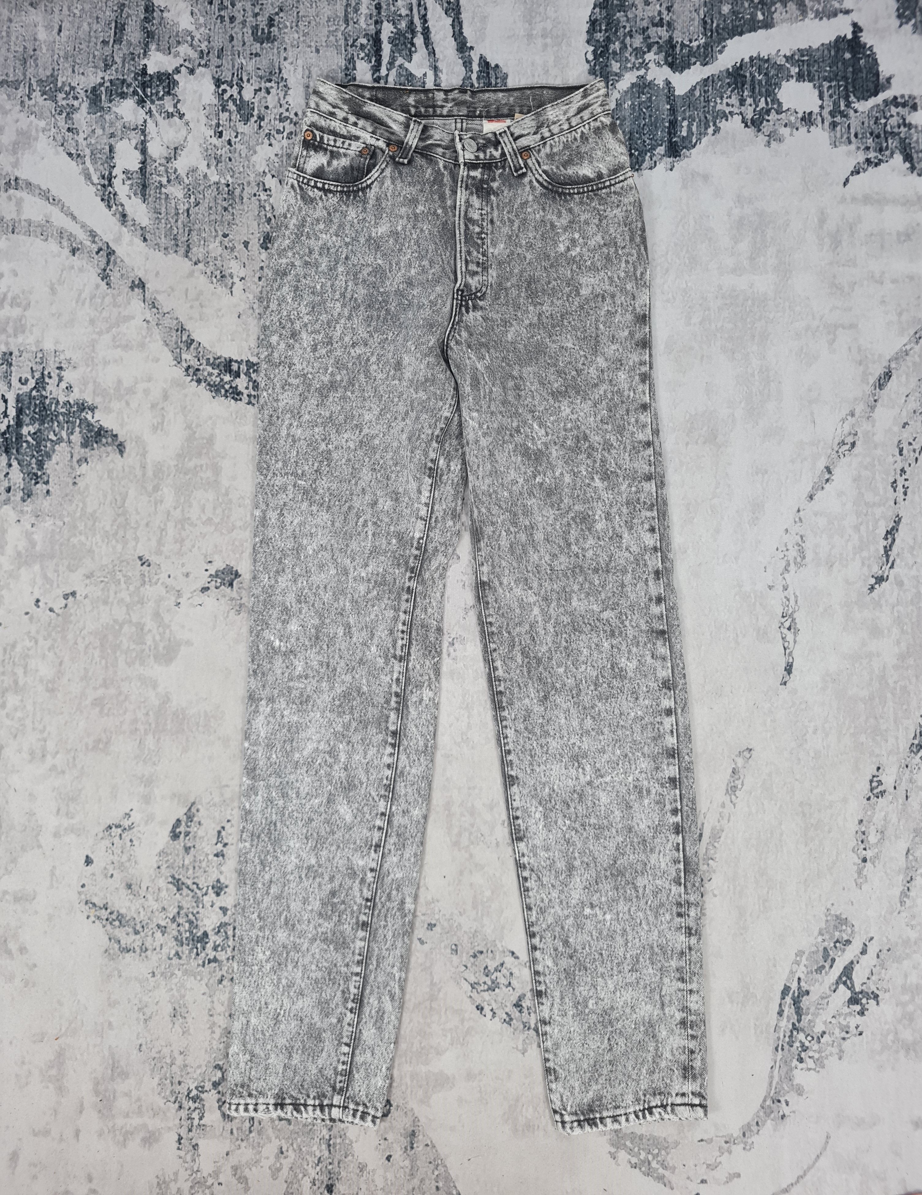 Levi's Vtg 80's LEVIS 17501 Faded Stone Wash Slim Fit L0327 26X33 Size 26" / US 2 / IT 38 - 1 Thumbnail