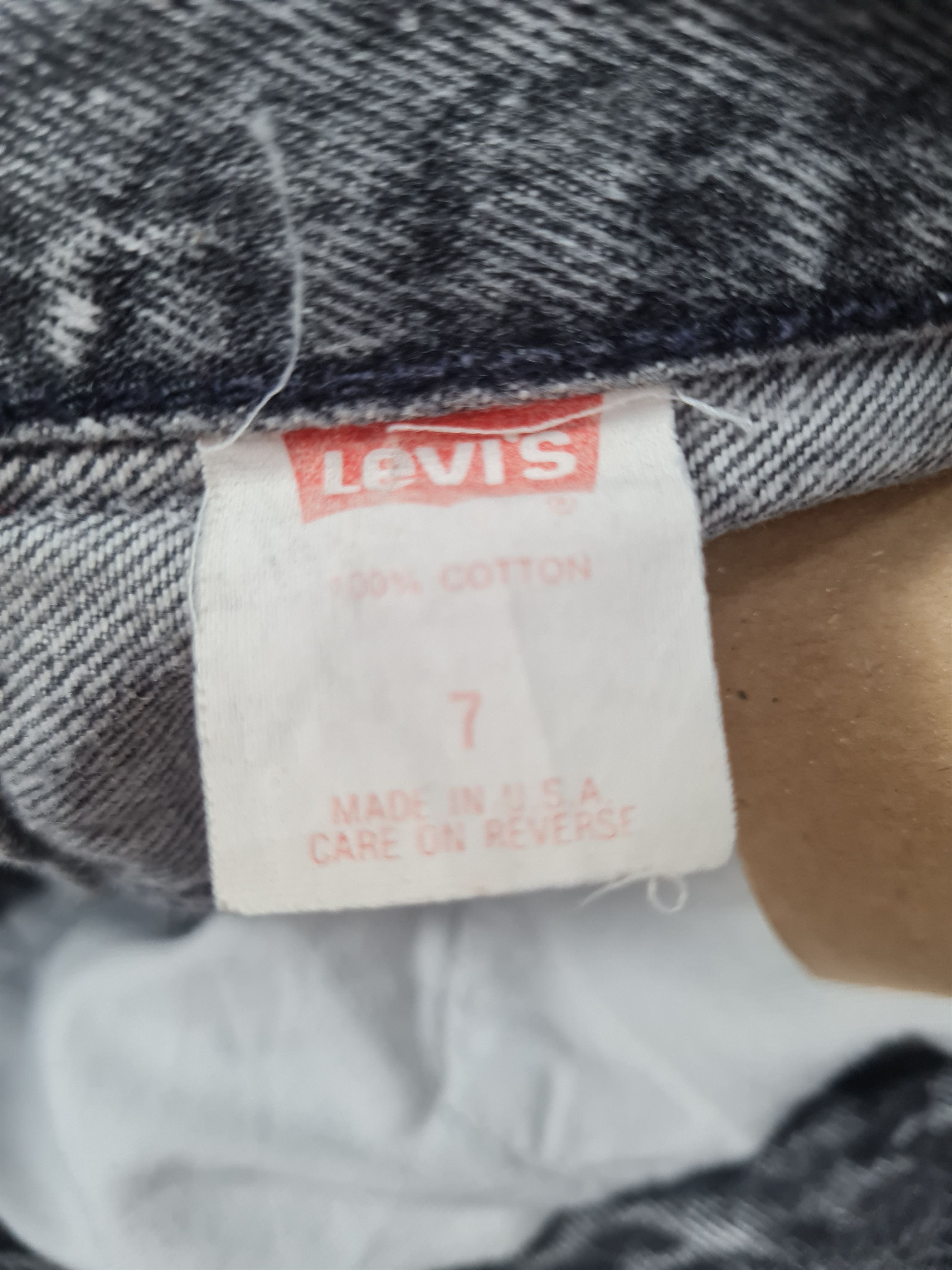 Levi's Vtg 80's LEVIS 17501 Faded Stone Wash Slim Fit L0327 26X33 Size 26" / US 2 / IT 38 - 12 Thumbnail