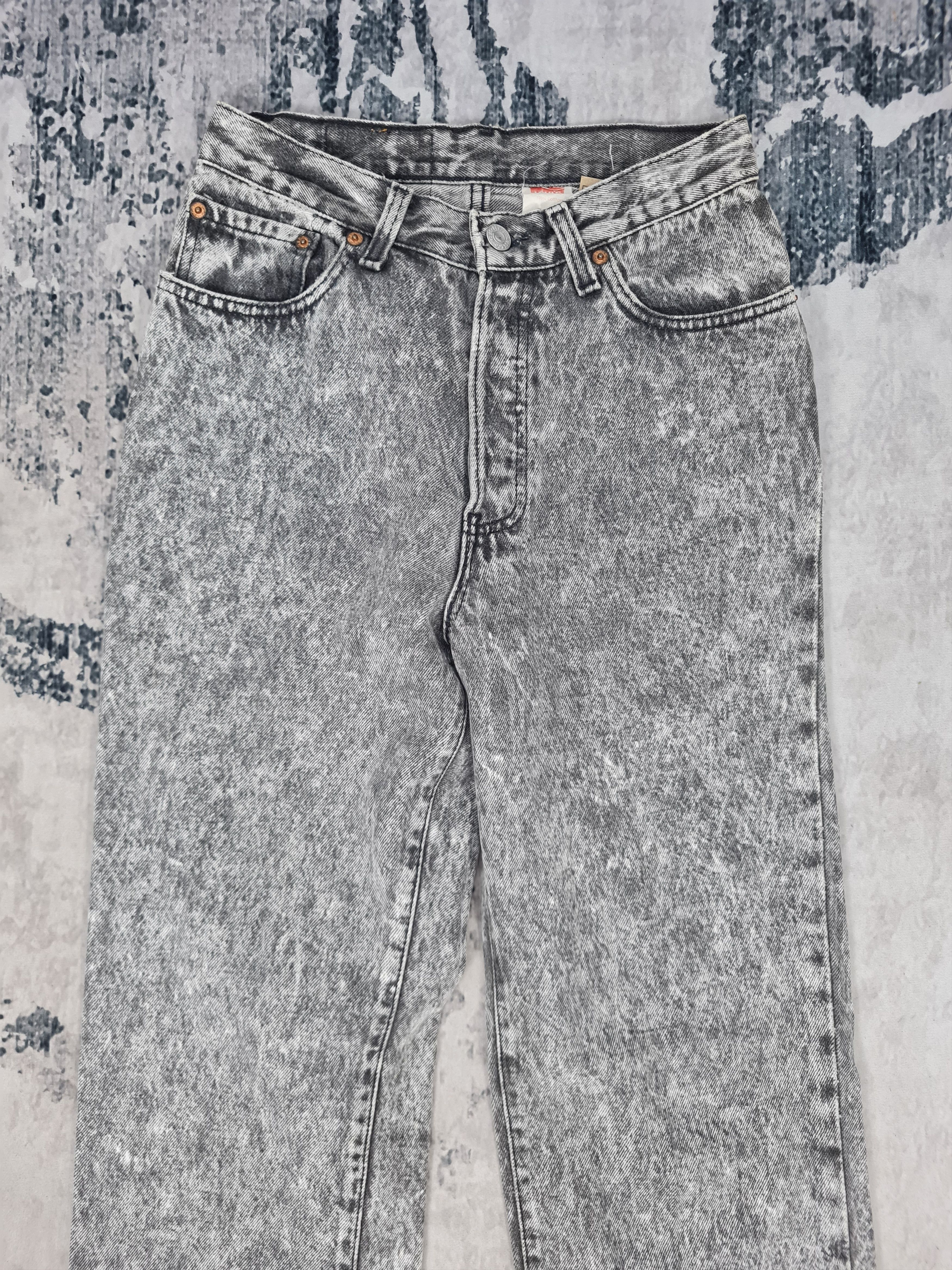Levi's Vtg 80's LEVIS 17501 Faded Stone Wash Slim Fit L0327 26X33 Size 26" / US 2 / IT 38 - 3 Thumbnail