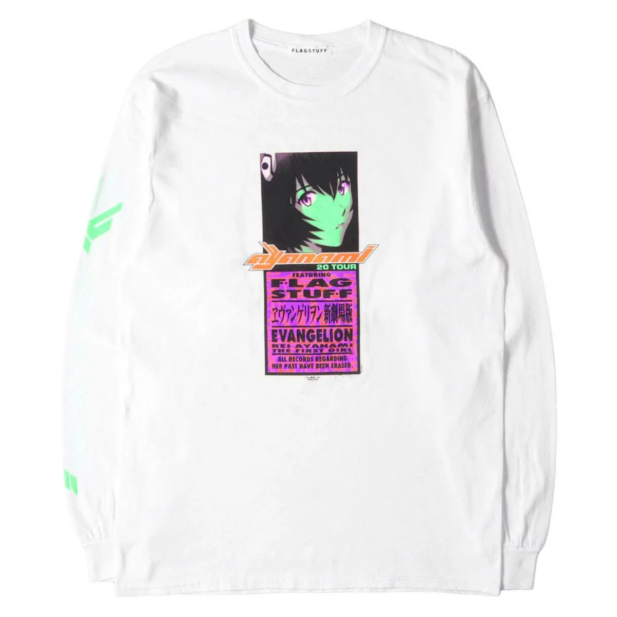 F-LAGSTUF-F x 'Evangelion' Rei Ayanami T-Shirts | Hypebeast