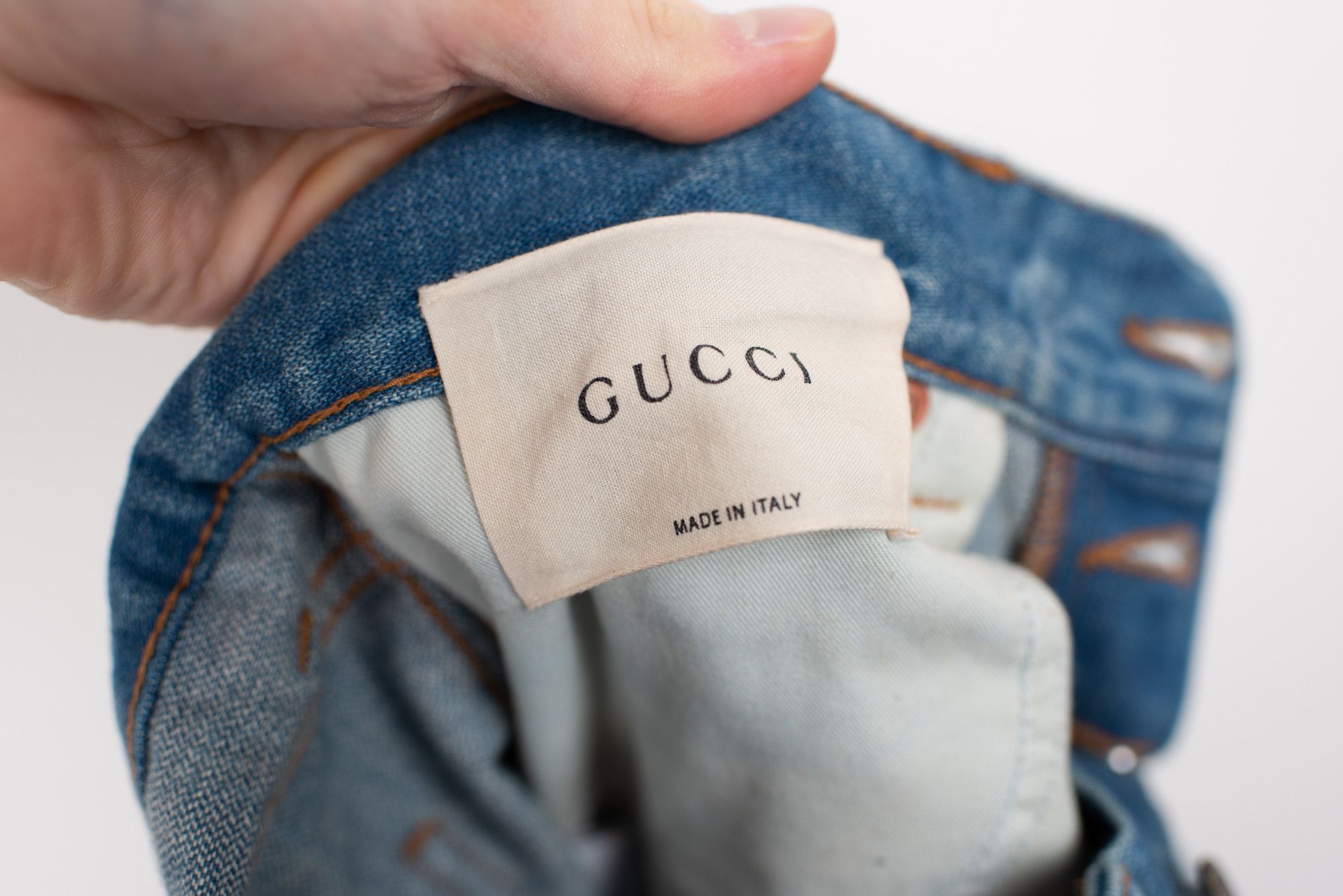 Gucci Insect Embroidery Denim Size US 30 / EU 46 - 11 Thumbnail