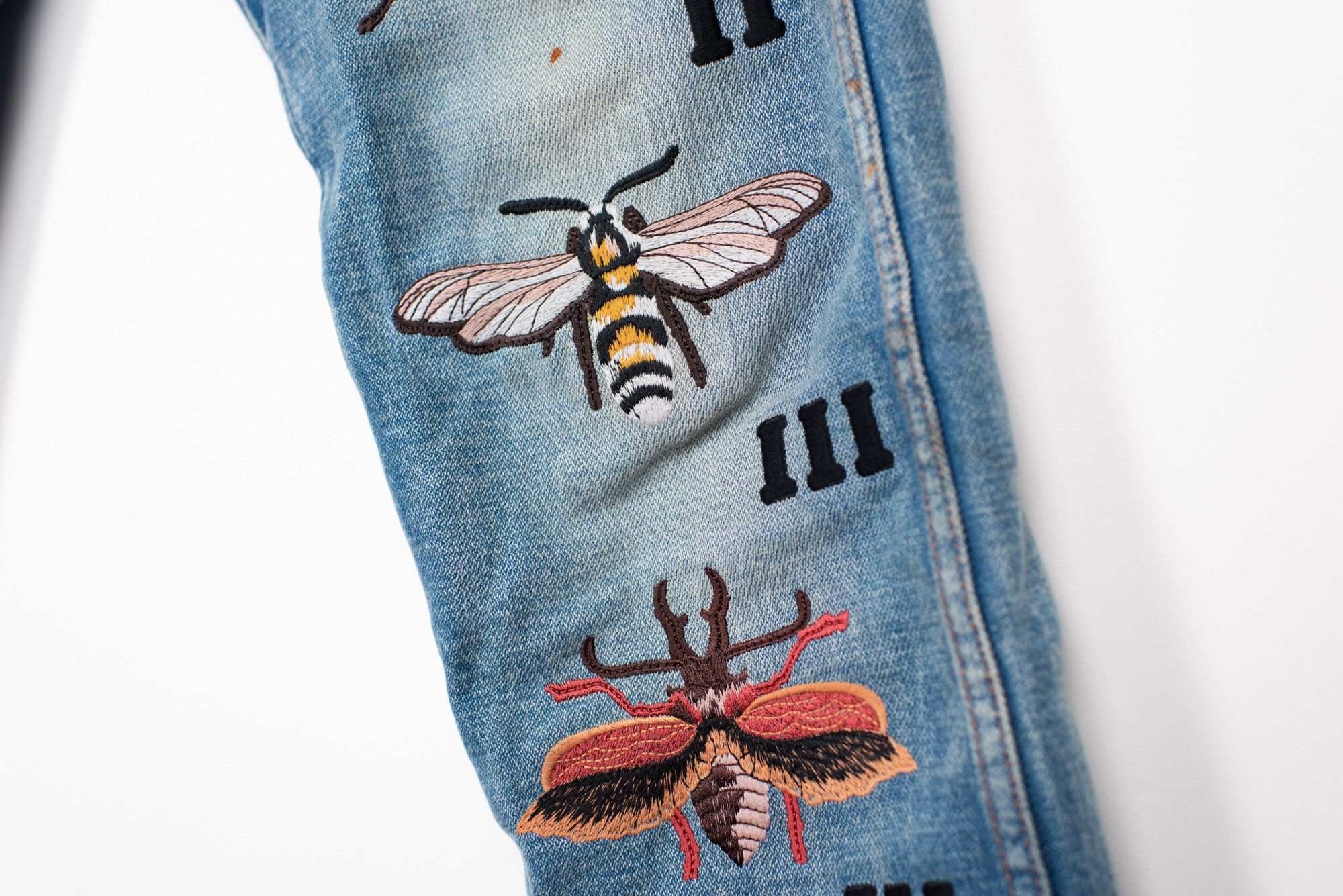 Gucci Insect Embroidery Denim Size US 30 / EU 46 - 4 Thumbnail