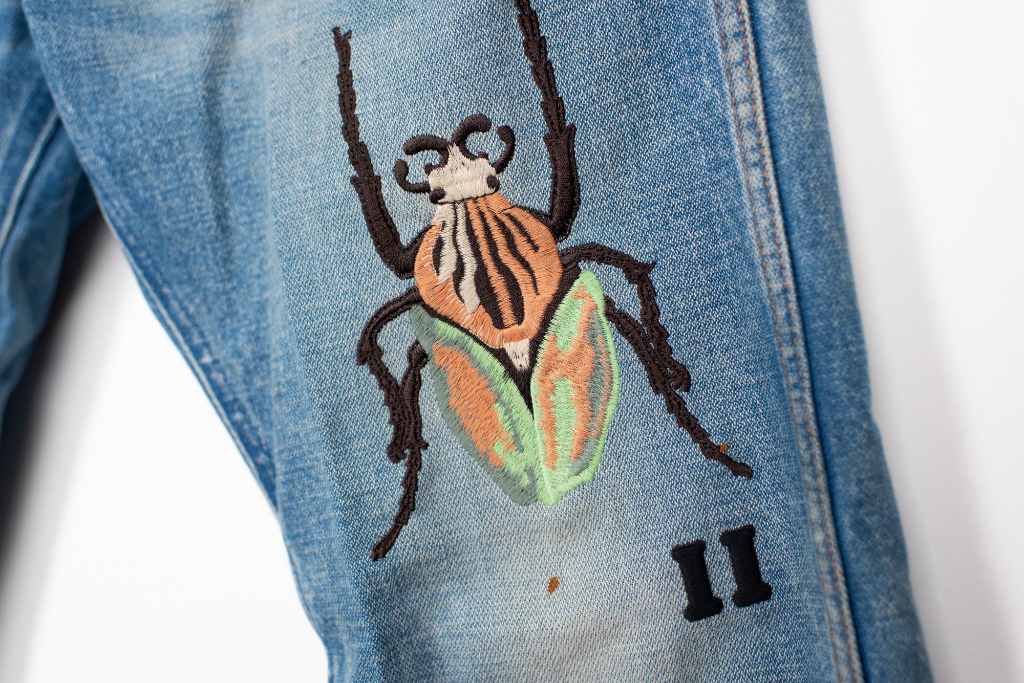 Gucci Insect Embroidery Denim Size US 30 / EU 46 - 5 Thumbnail