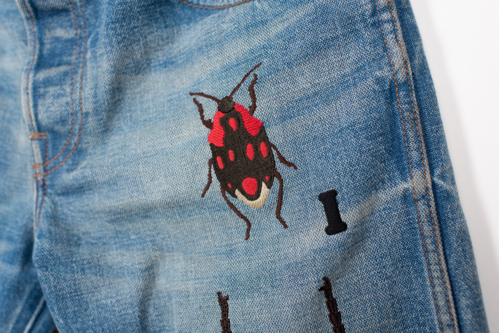 Gucci Insect Embroidery Denim Size US 30 / EU 46 - 6 Thumbnail