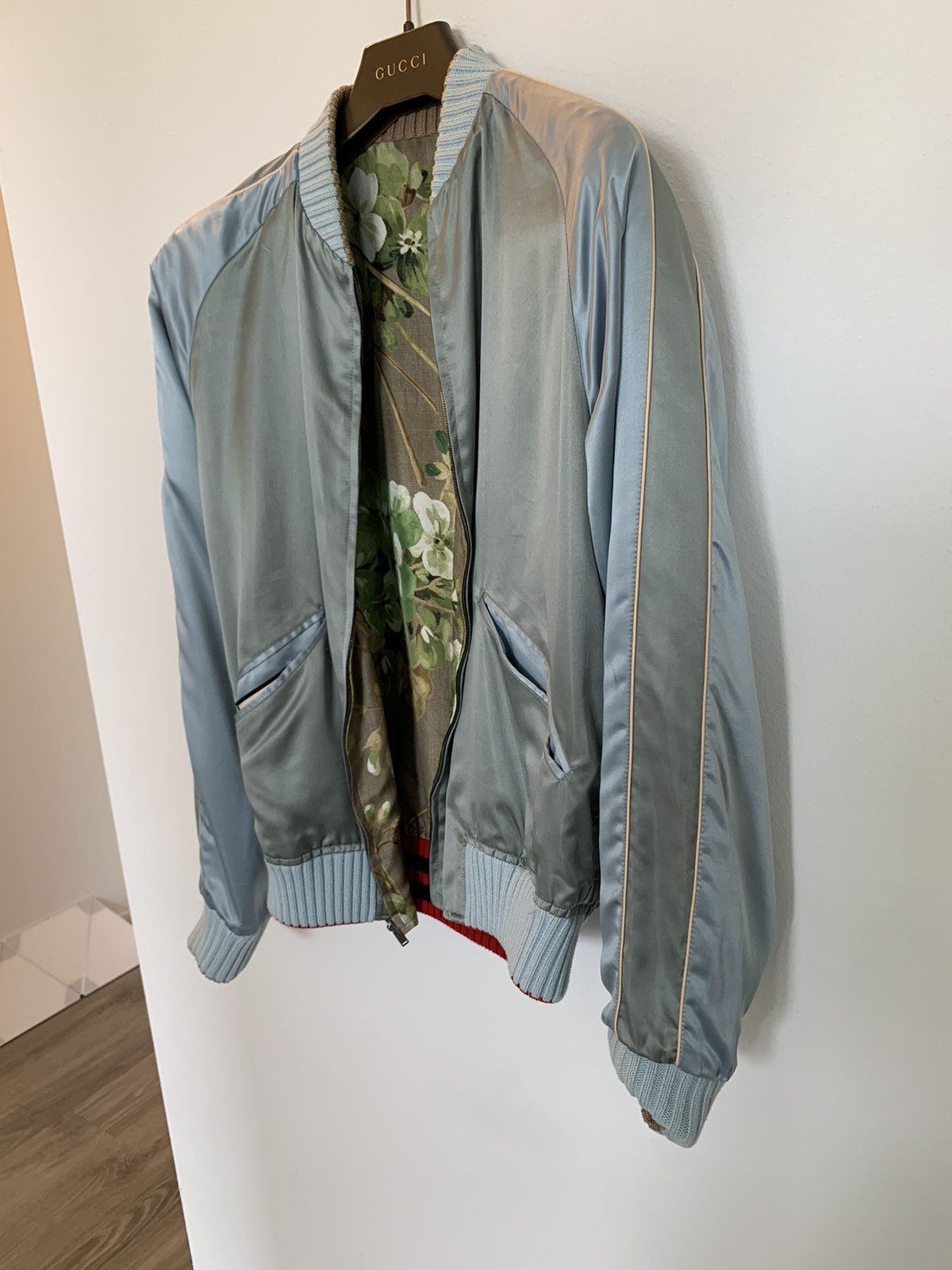 Gucci Blooms Silk Reversible Jacket Size US S / EU 44-46 / 1 - 15 Thumbnail