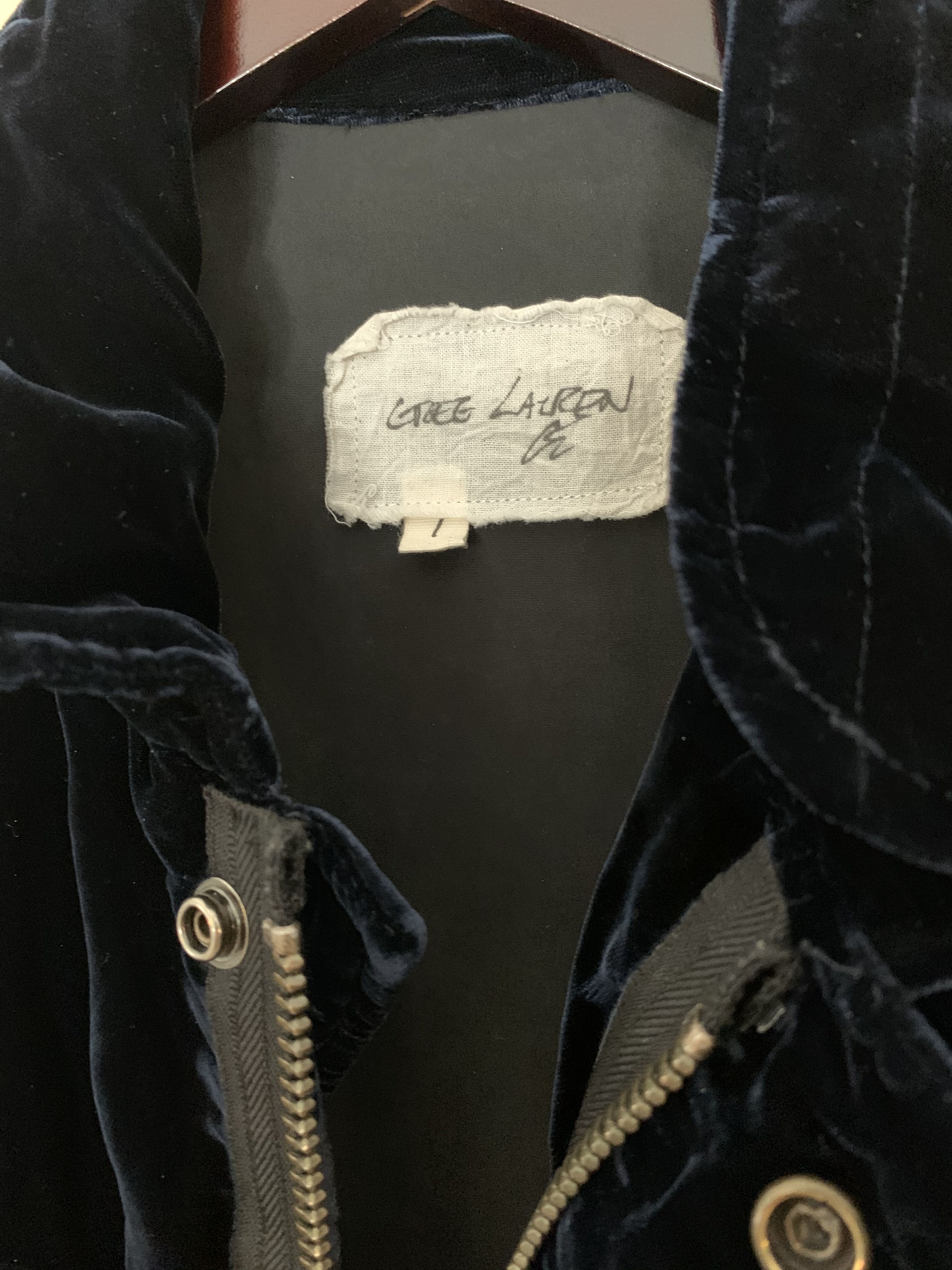 Greg Lauren Greg Lauren Black Velvet Royal M51 Jacket Size US S / EU 44-46 / 1 - 6 Thumbnail