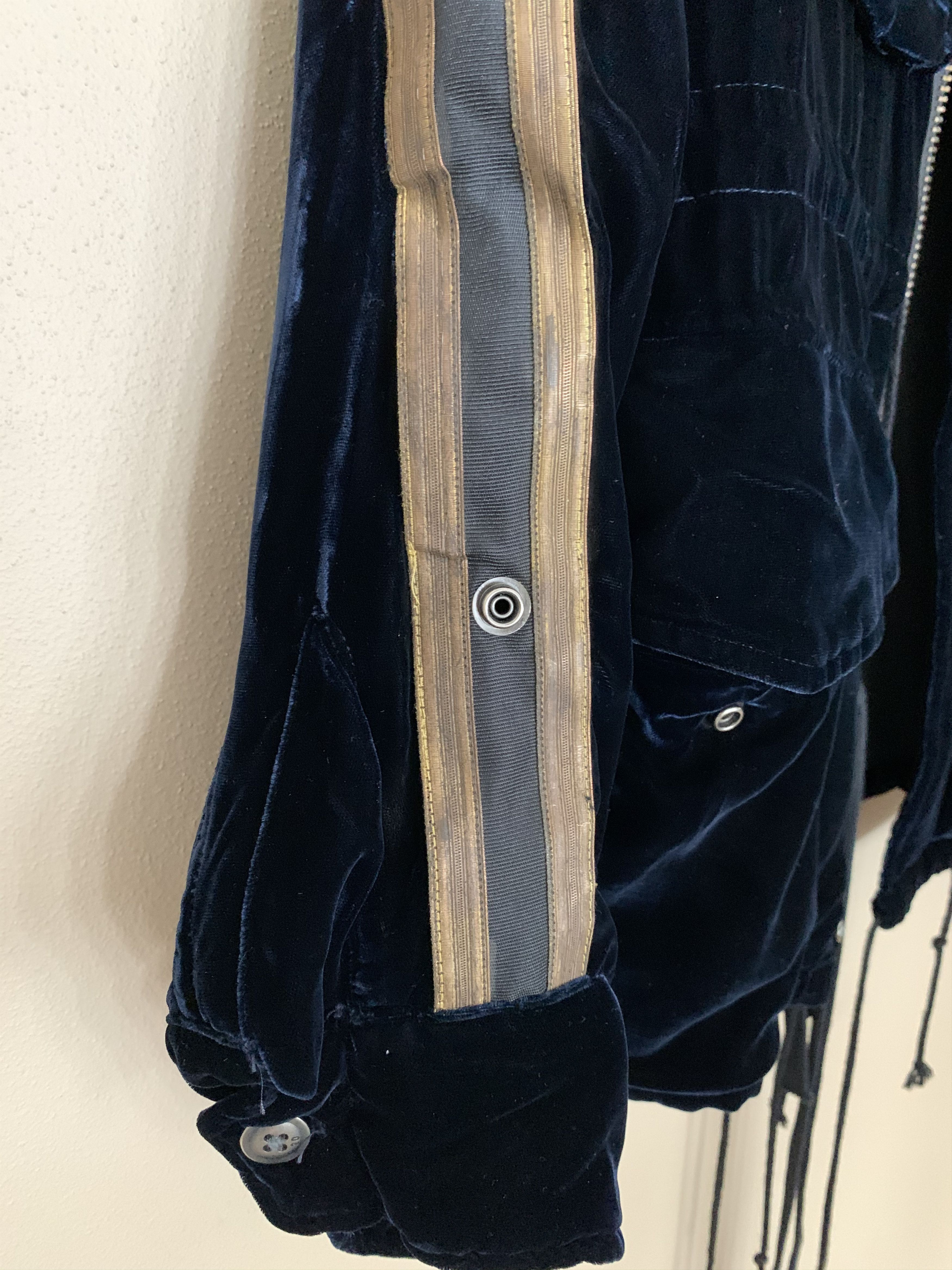 Greg Lauren Greg Lauren Black Velvet Royal M51 Jacket Size US S / EU 44-46 / 1 - 5 Thumbnail