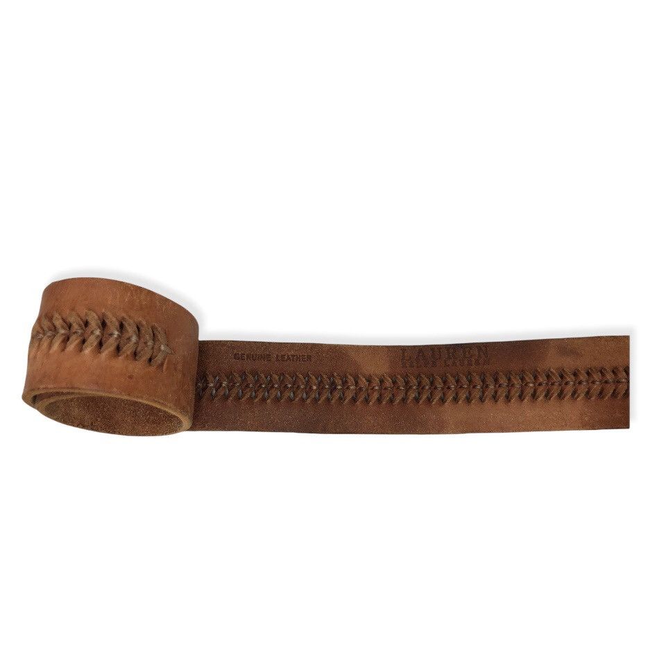 Leather RLL Ralph Lauren Leather Buckle Belts Size ONE SIZE - 5 Thumbnail