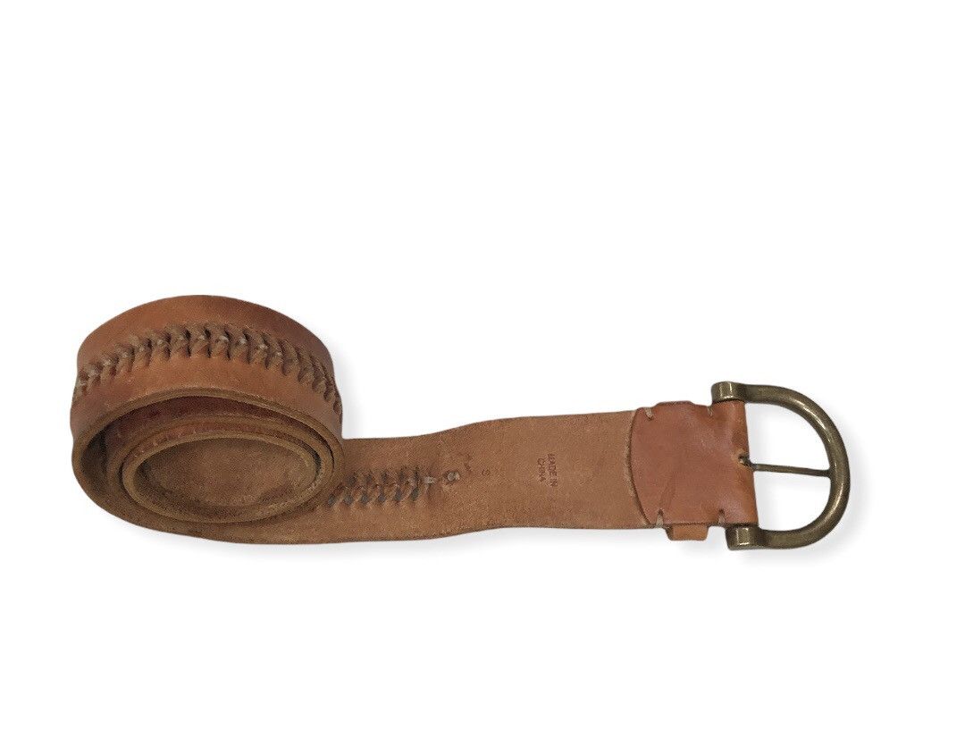 Leather RLL Ralph Lauren Leather Buckle Belts Size ONE SIZE - 4 Thumbnail