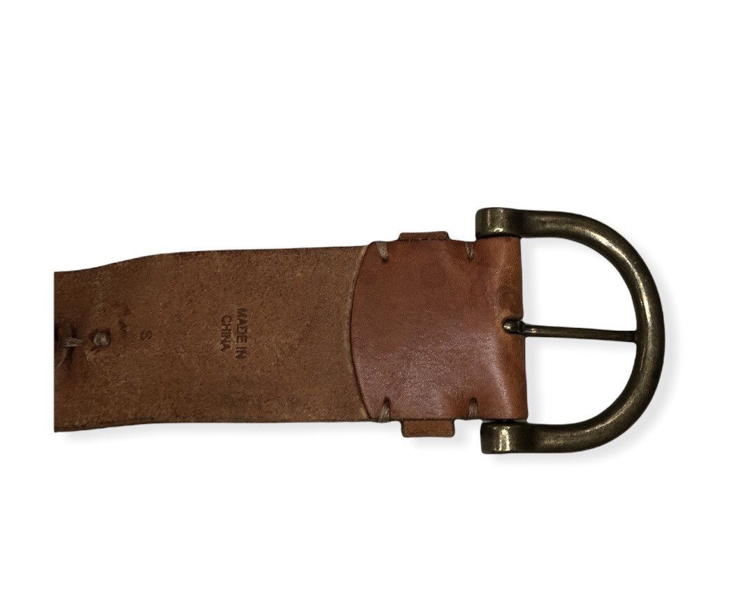Leather RLL Ralph Lauren Leather Buckle Belts Size ONE SIZE - 3 Thumbnail