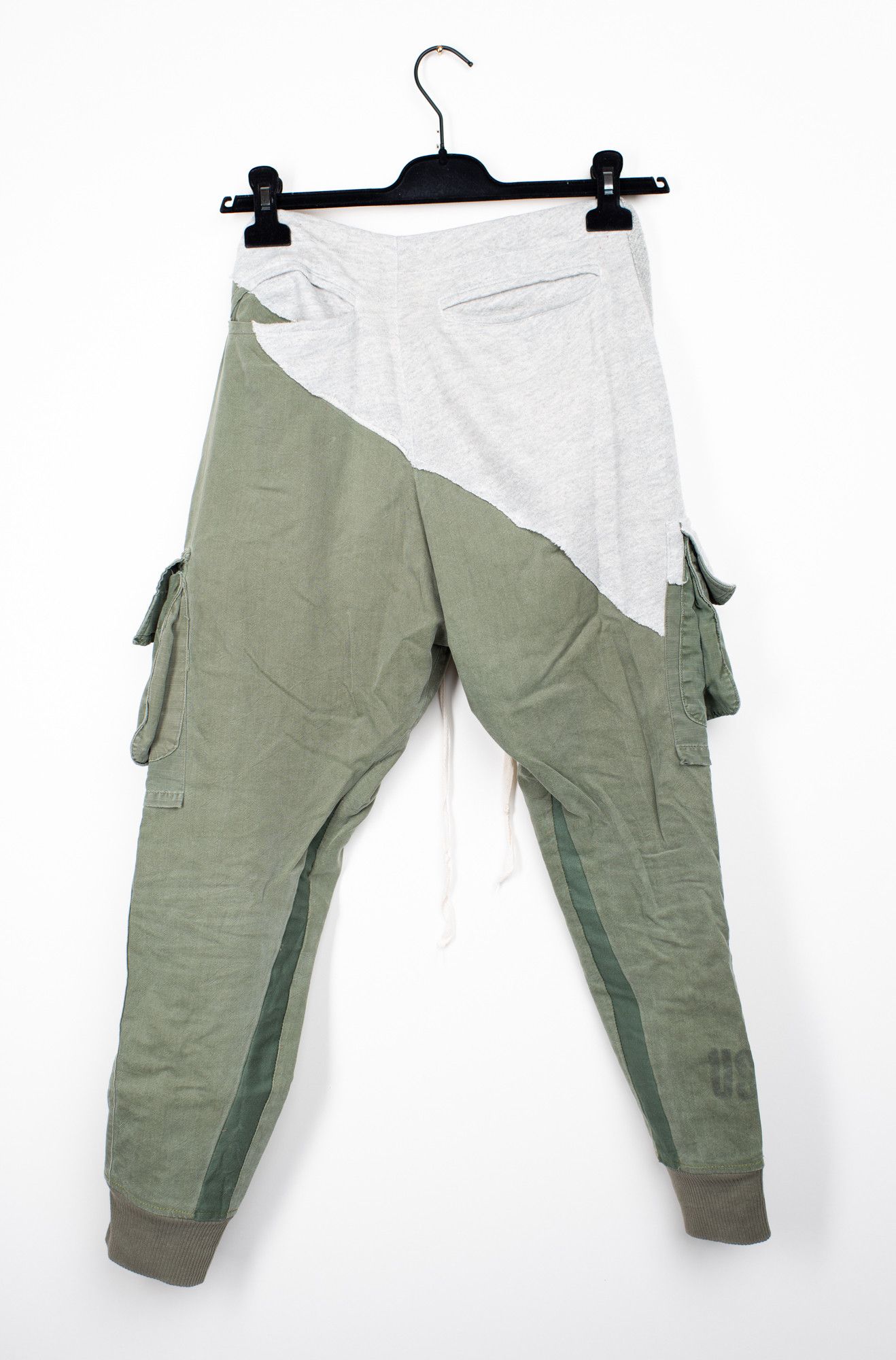 Greg Lauren Grey fleece / army tent slim cargo lounge pant Size US 30 / EU 46 - 7 Thumbnail