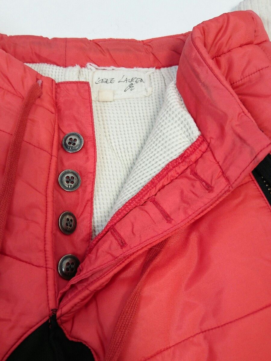 Greg Lauren Red Puffy Zip Pant Size US 30 / EU 46 - 6 Thumbnail