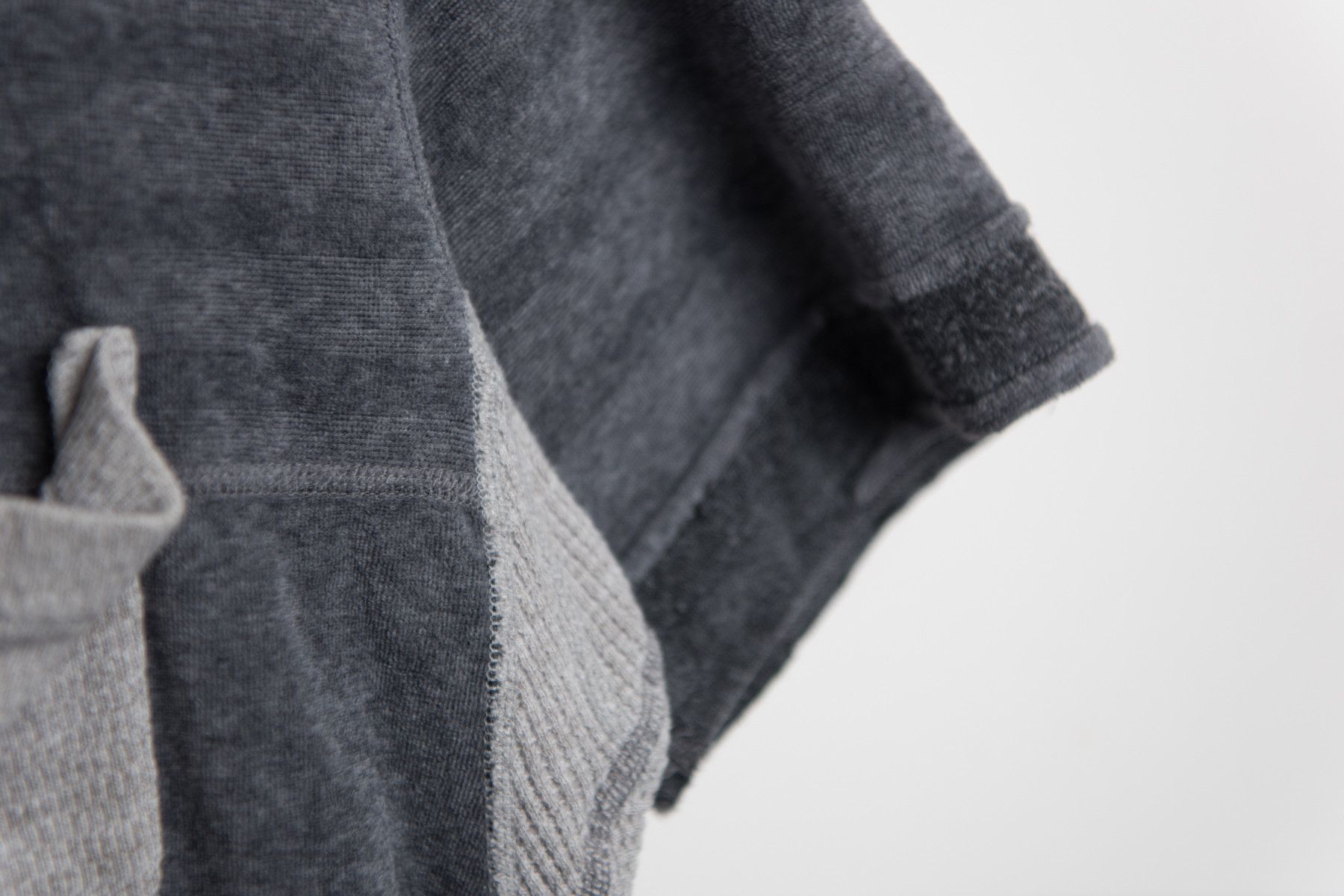 Takahiromiyashita The Soloist. Gray mixed fabric tee Size US S / EU 44-46 / 1 - 5 Thumbnail