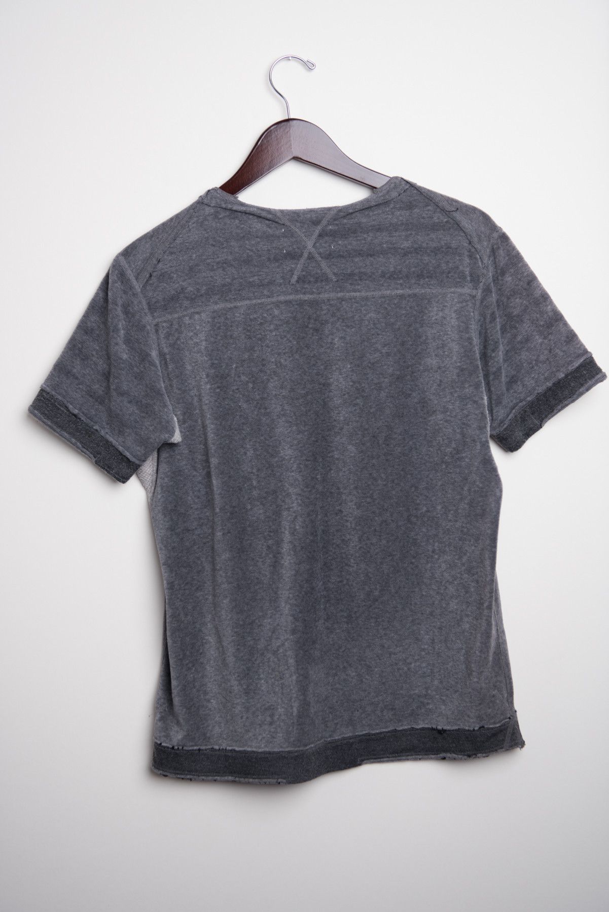 Takahiromiyashita The Soloist. Gray mixed fabric tee Size US S / EU 44-46 / 1 - 6 Thumbnail