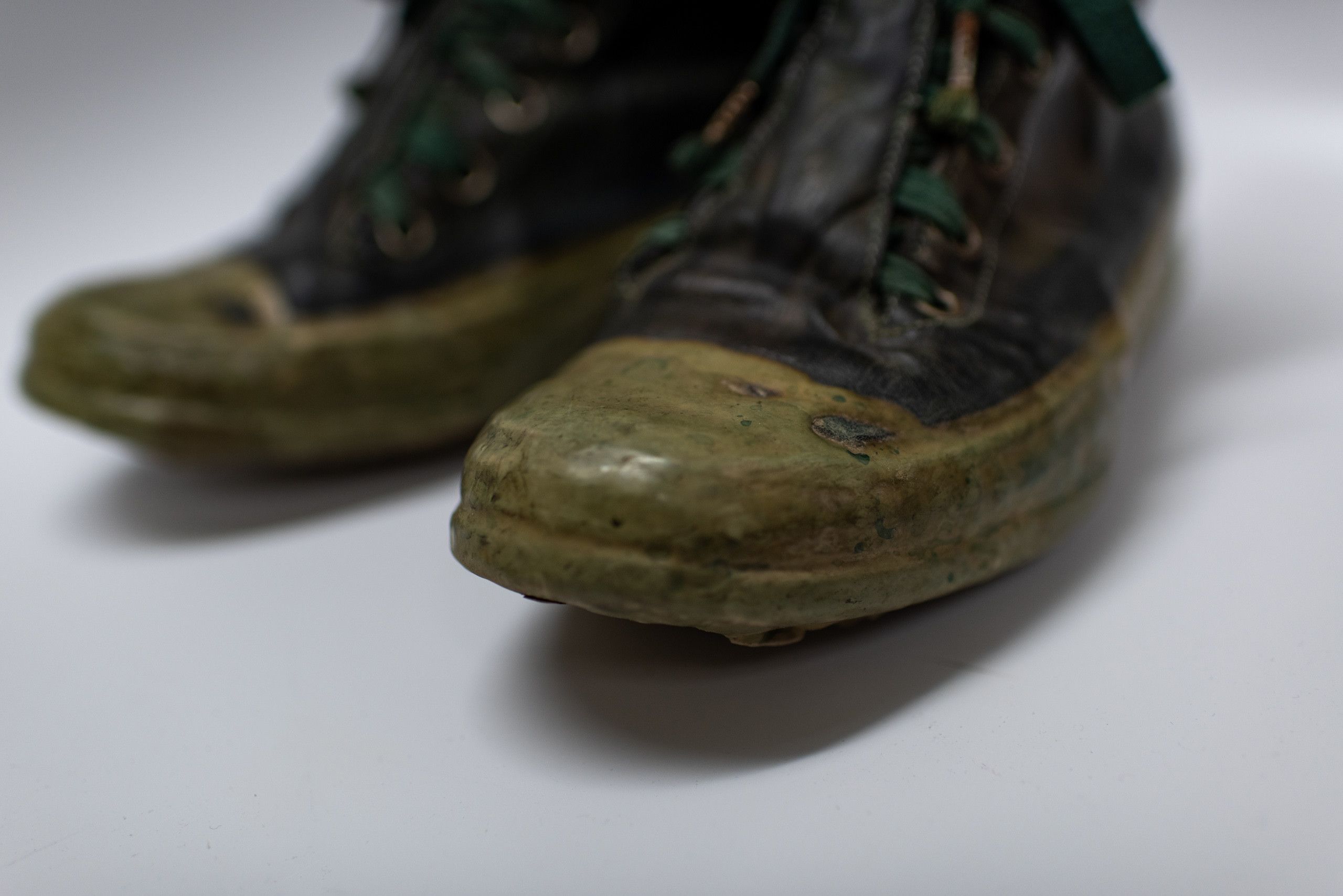 Carol Christian Poell Drip Sneakers (AM/2524), BLACK w/Green Drip Size US 9 / EU 42 - 8 Thumbnail