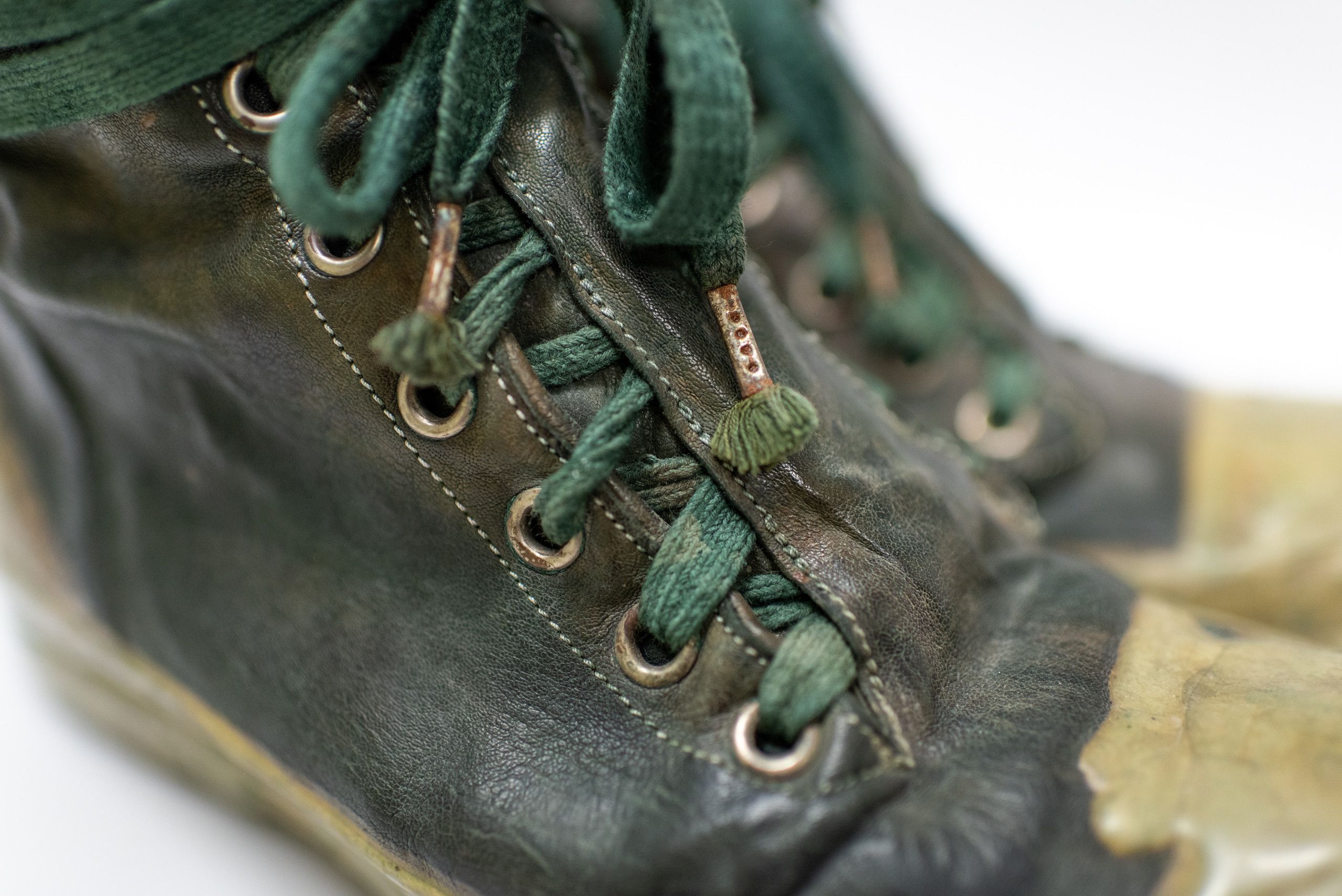 Carol Christian Poell Drip Sneakers (AM/2524), BLACK w/Green Drip Size US 9 / EU 42 - 11 Thumbnail
