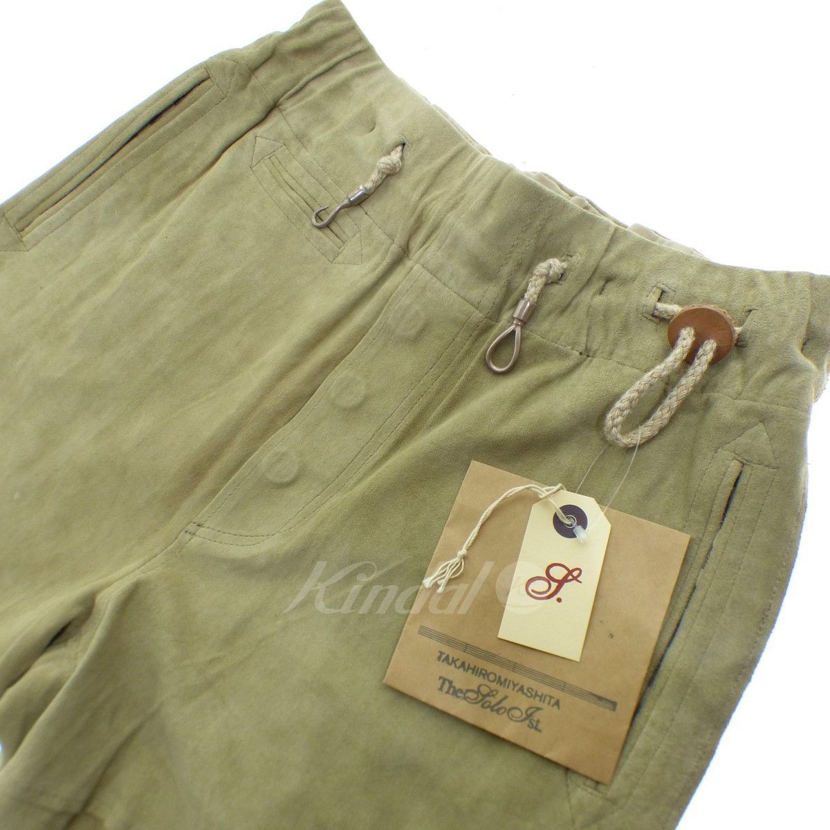 Takahiromiyashita The Soloist. rough out suede shorts beige Size US 30 / EU 46 - 4 Thumbnail