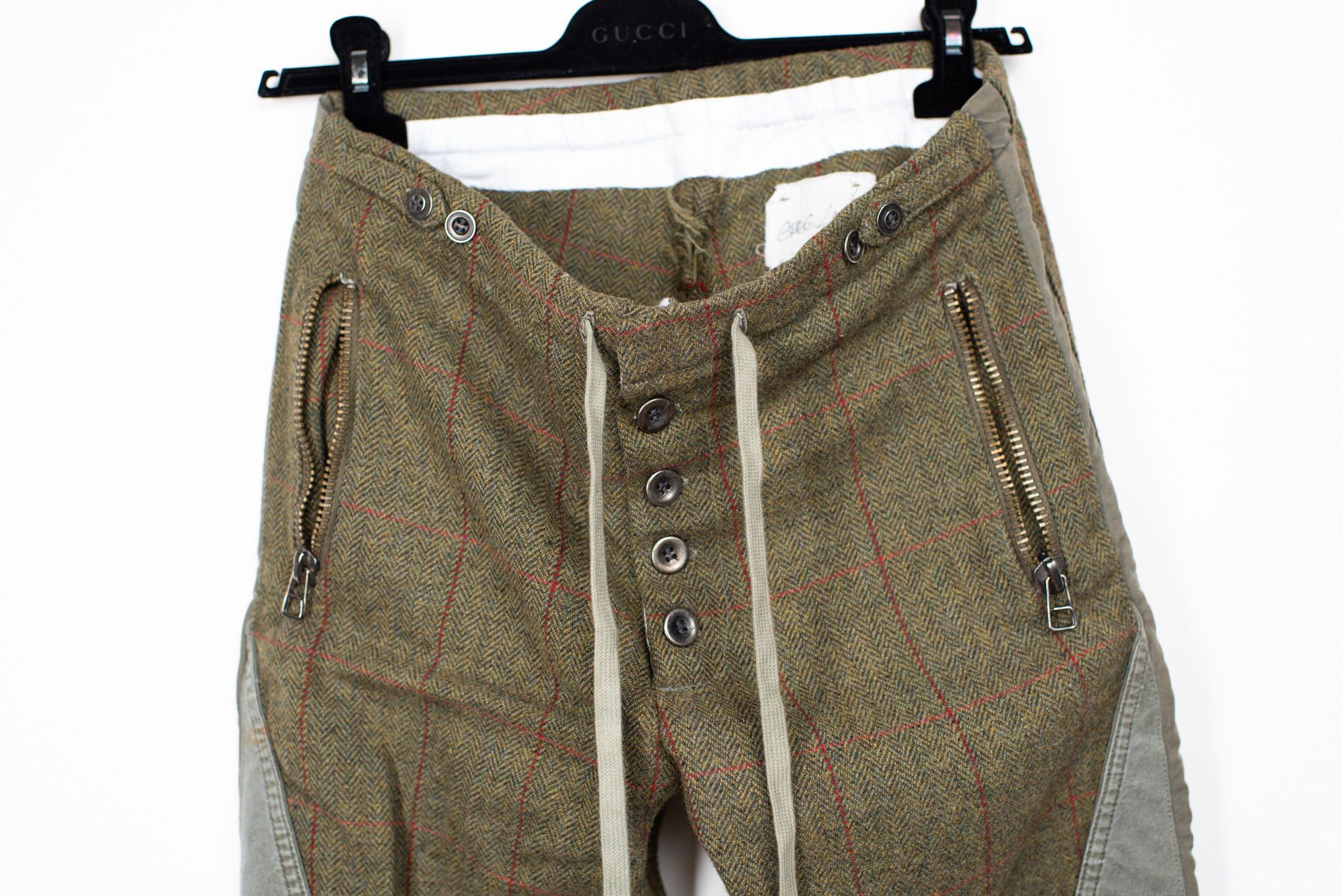 Greg Lauren Tweed / Army tent slim fit pants Size US 30 / EU 46 - 2 Thumbnail