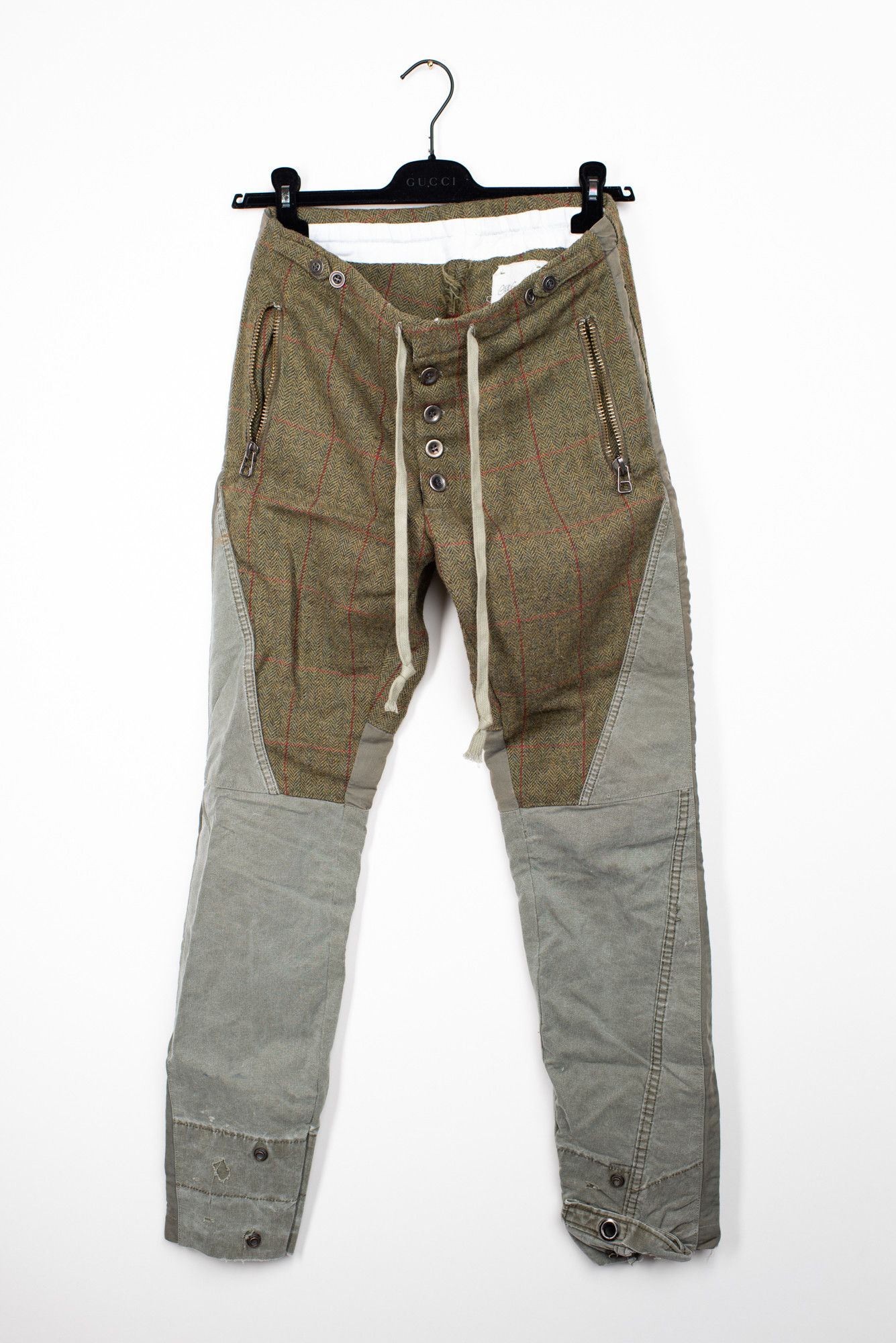 Greg Lauren Tweed / Army tent slim fit pants Size US 30 / EU 46 - 10 Thumbnail