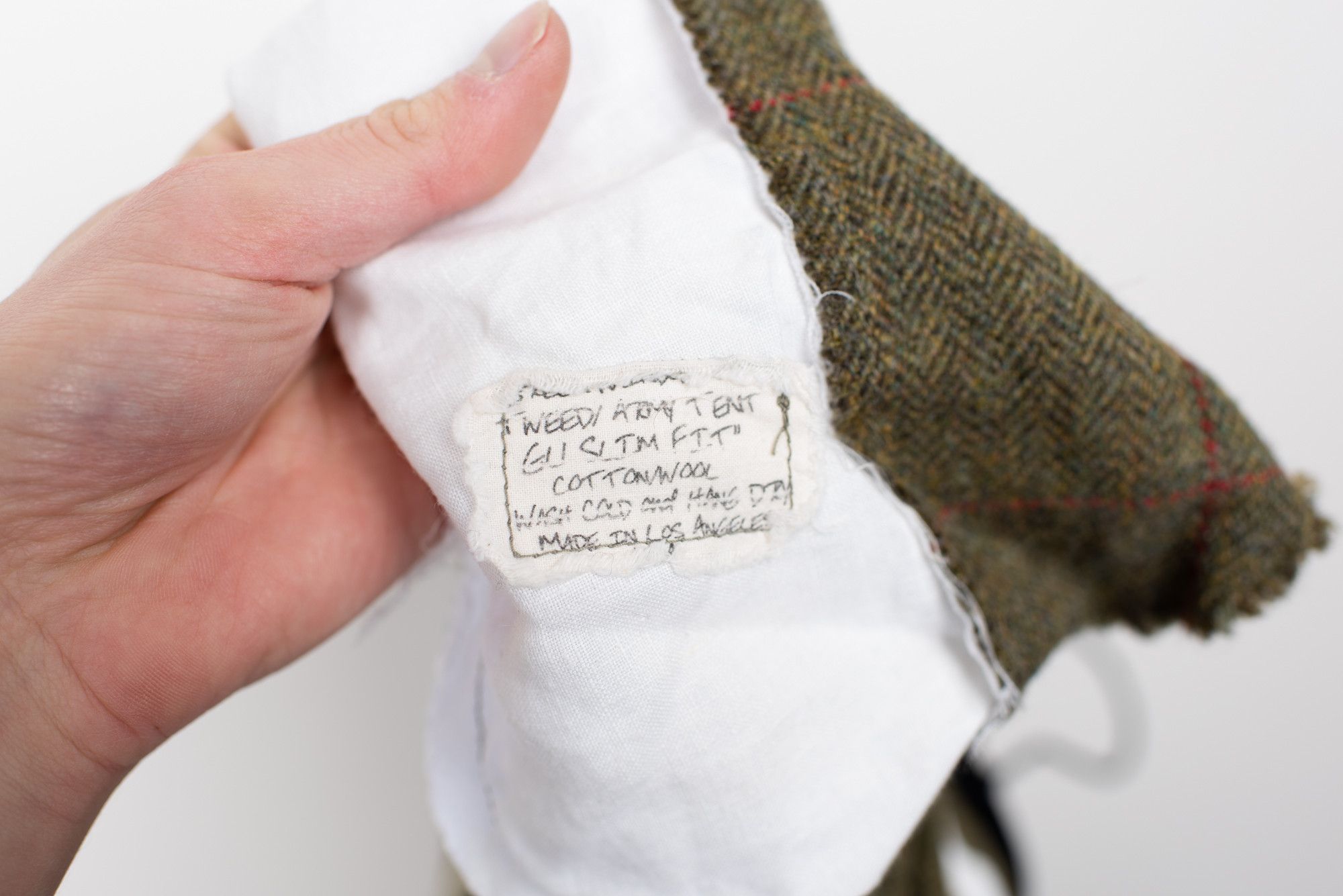 Greg Lauren Tweed / Army tent slim fit pants Size US 30 / EU 46 - 14 Thumbnail