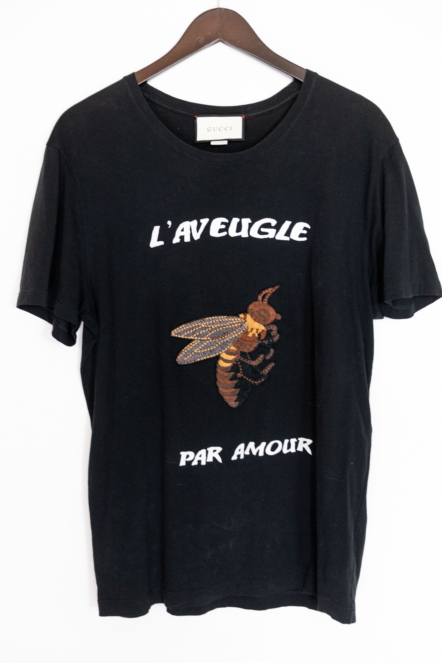 Gucci Bee embroidery tee shirt Size US S / EU 44-46 / 1 - 1 Thumbnail