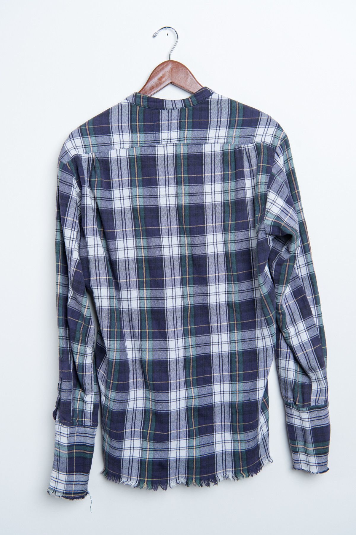 Greg Lauren Flannel Studio Shirt w/ Patchwork Size US M / EU 48-50 / 2 - 9 Thumbnail