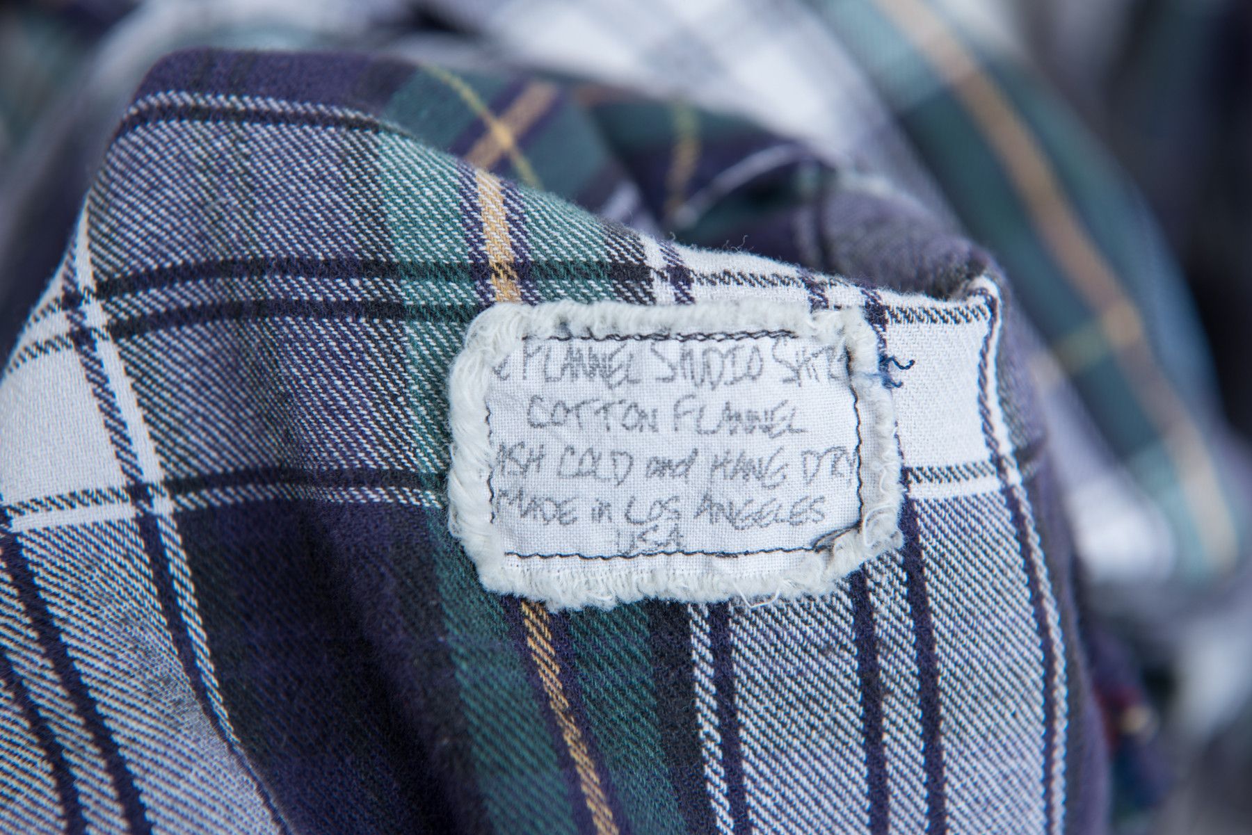 Greg Lauren Flannel Studio Shirt w/ Patchwork Size US M / EU 48-50 / 2 - 12 Thumbnail