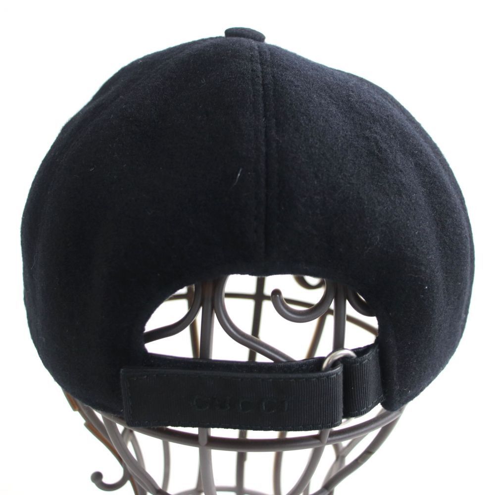 Gucci Felt Snake Bee Embroidered cap Size ONE SIZE - 4 Thumbnail