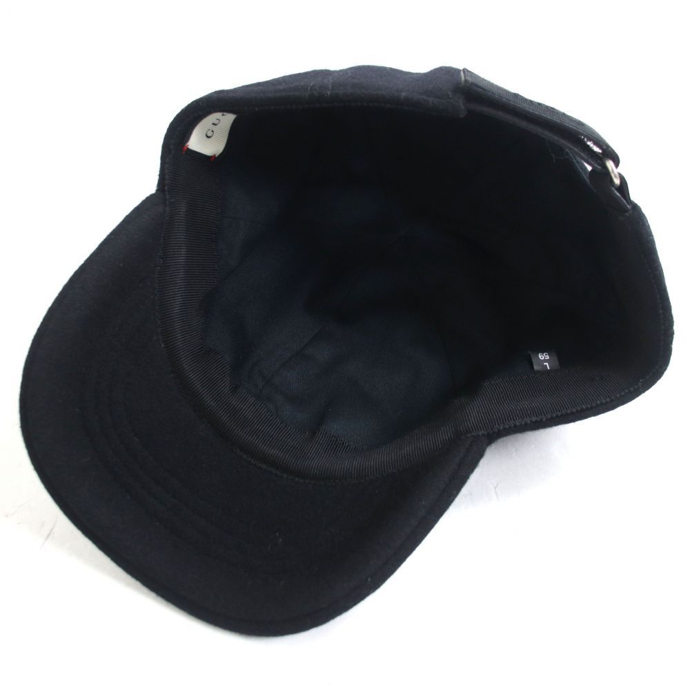 Gucci Felt Snake Bee Embroidered cap Size ONE SIZE - 6 Thumbnail