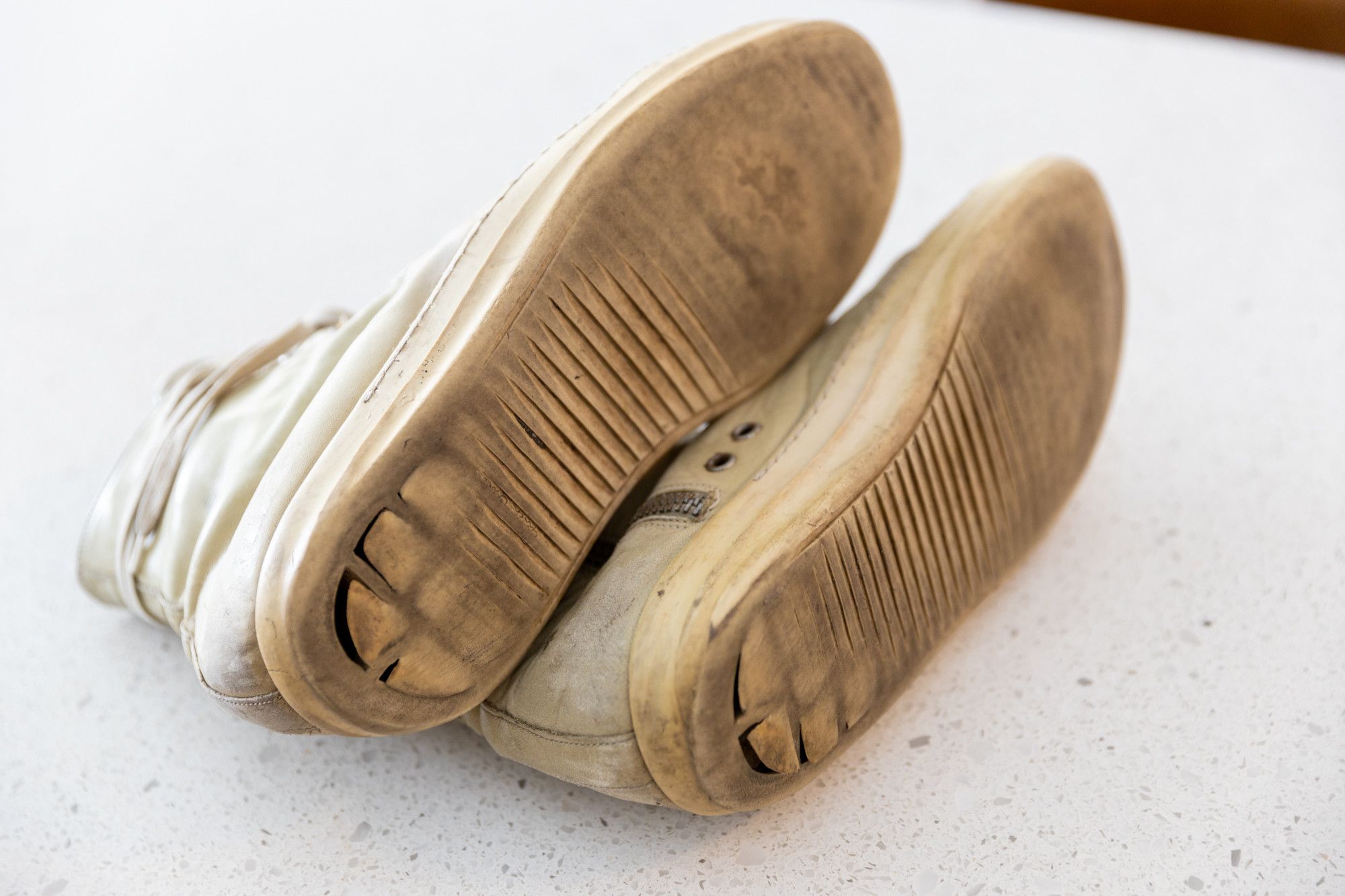 Rick Owens Deceased Leather Milk Ramones Size US 9.5 / EU 42-43 - 7 Thumbnail