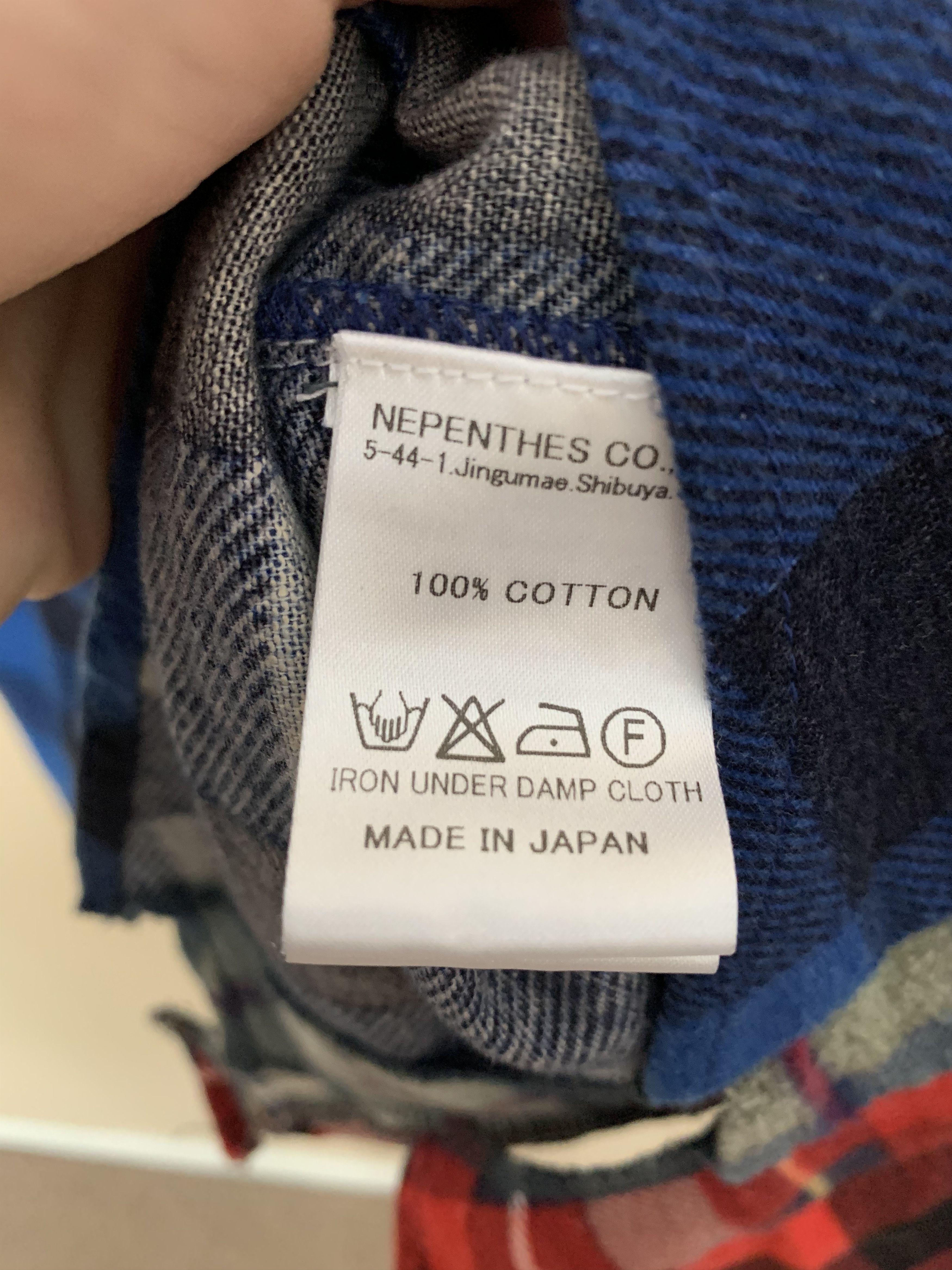 Needles Rebuild By Needles 7 Cut Flannel Size S Size US S / EU 44-46 / 1 - 7 Thumbnail