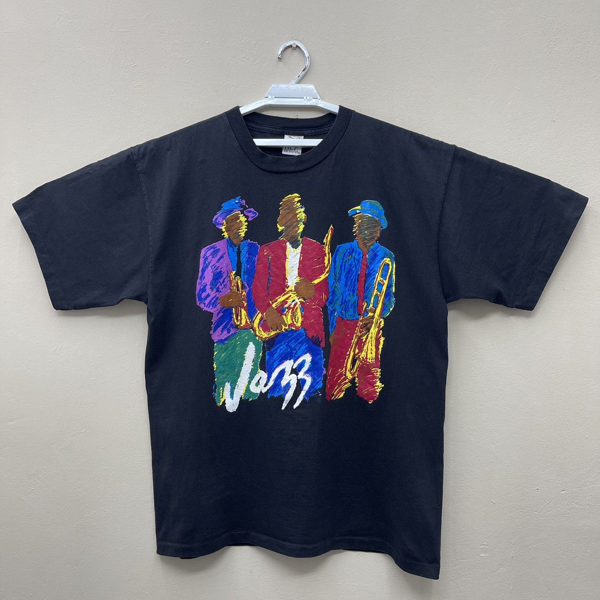 Band Tees × Beauty Beast × Vintage Vintage Jazz Music Davis Retro Sound Rhythm Blues Soul Size US XL / EU 56 / 4 - 1 Thumbnail