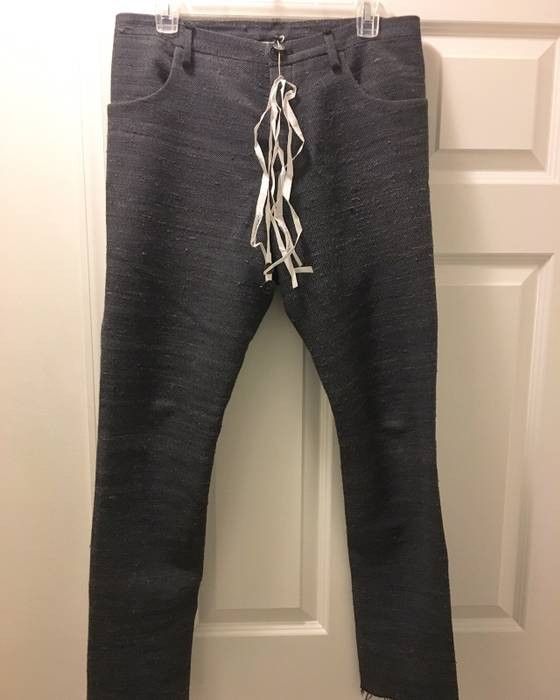 Label Under Construction Handspun Tussah Silk One-Cut Pants Size US 30 / EU 46 - 6 Thumbnail