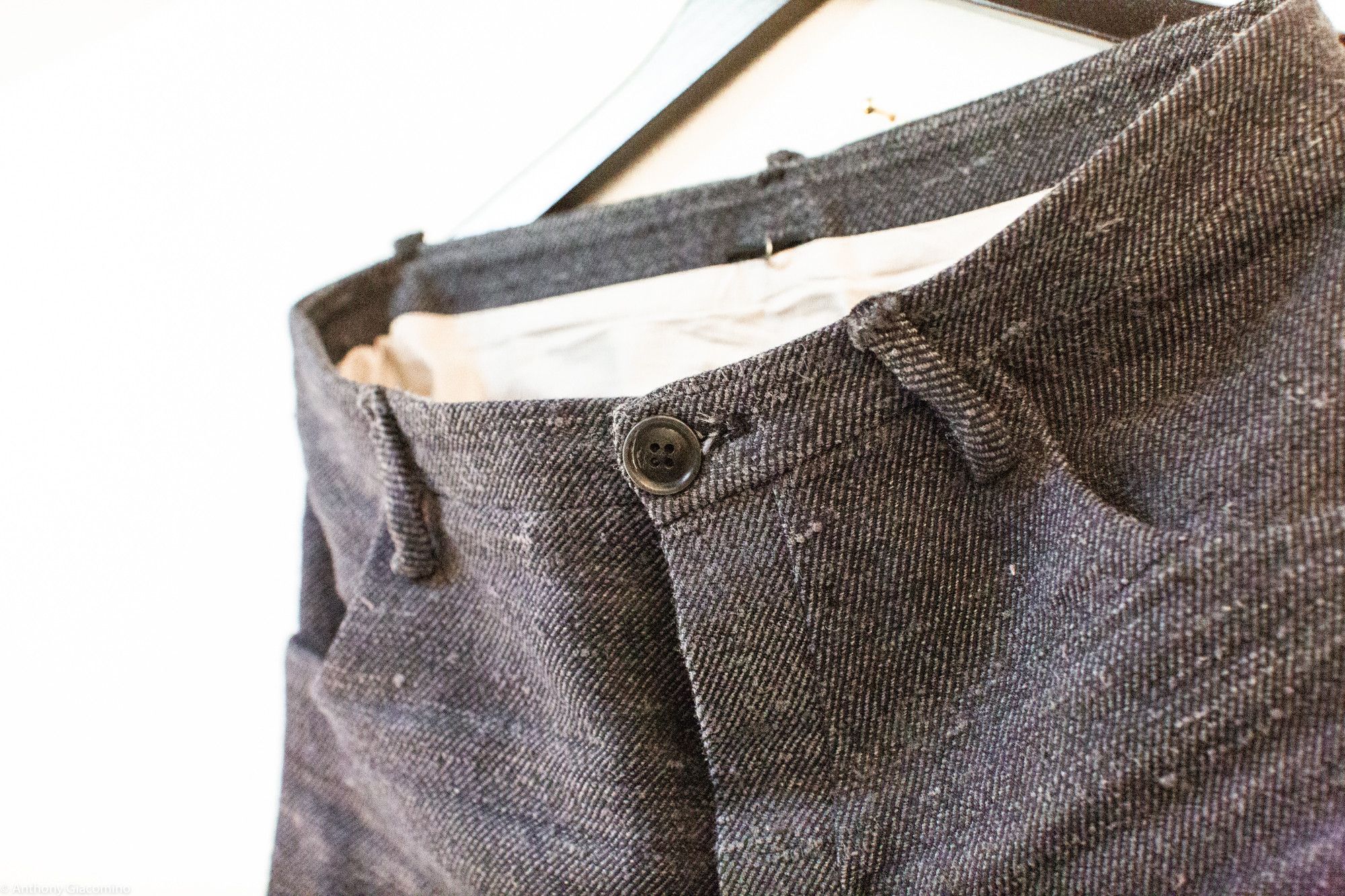 Label Under Construction Handspun Tussah Silk One-Cut Pants Size US 30 / EU 46 - 5 Thumbnail