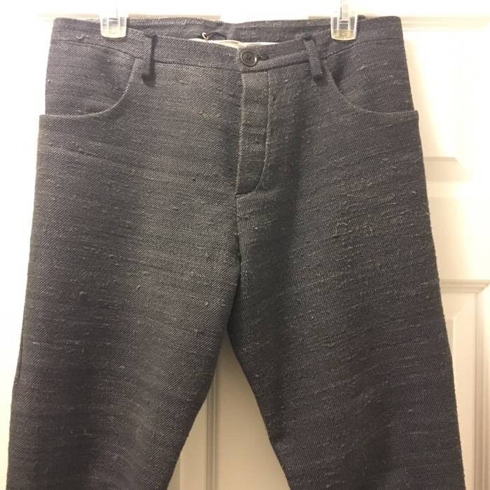 Label Under Construction Handspun Tussah Silk One-Cut Pants Size US 30 / EU 46 - 9 Thumbnail