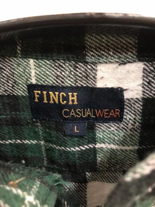 Flannel × Vintage Vintage Finch Plaid Tartan Flannel Shirt 👕 Size US M / EU 48-50 / 2 - 4 Thumbnail