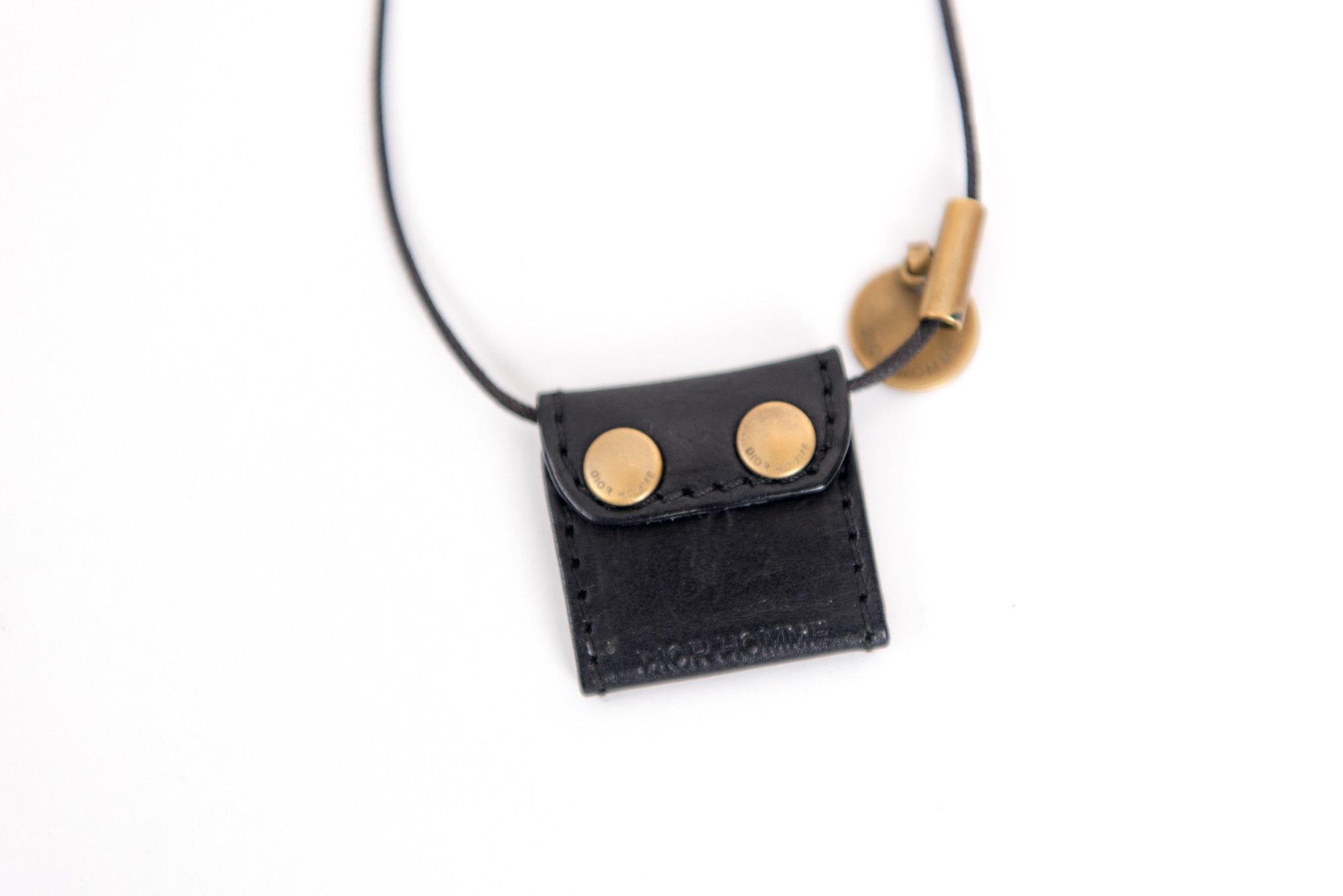 Dior Leather pouch necklace Size ONE SIZE - 2 Thumbnail