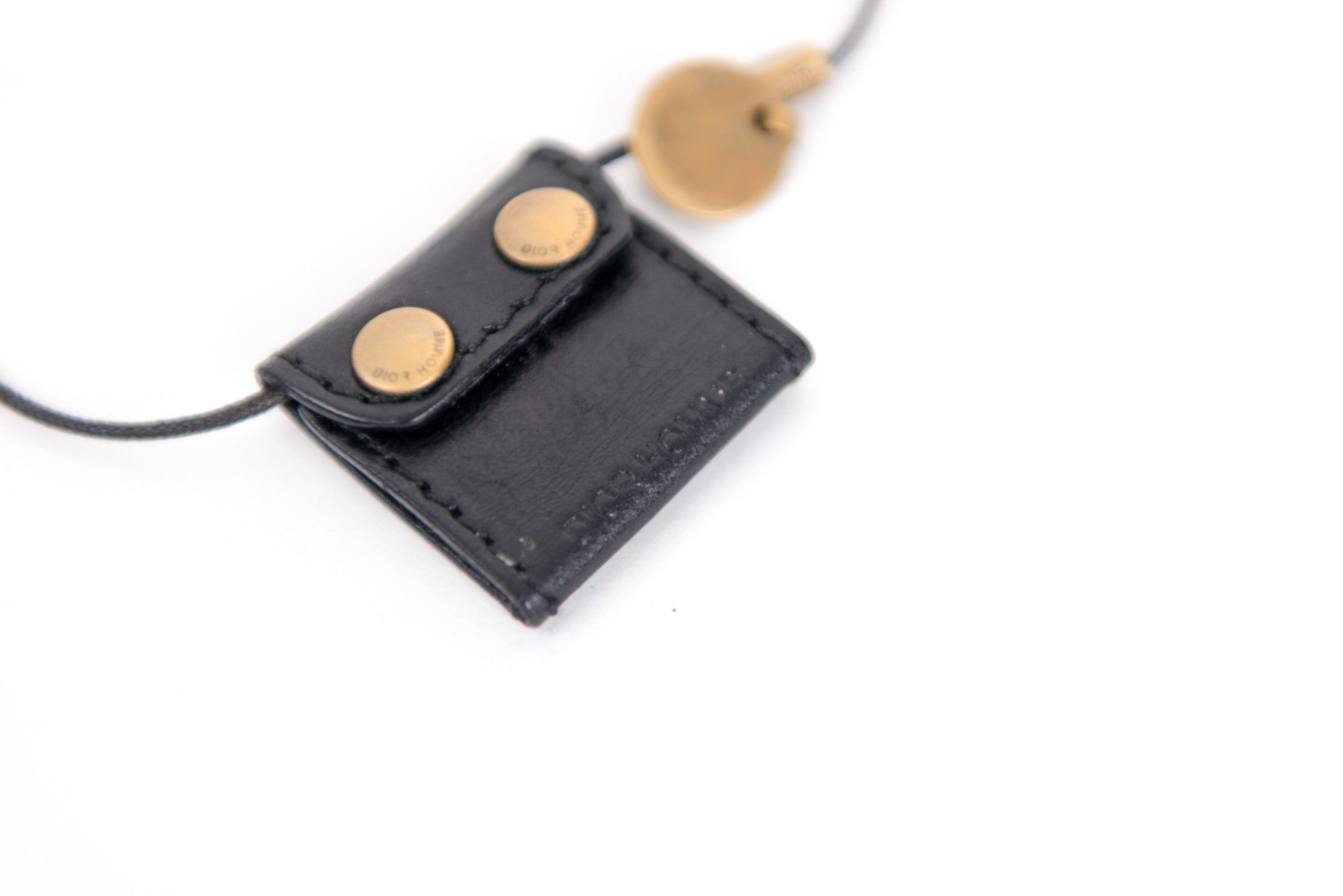 Dior Leather pouch necklace Size ONE SIZE - 4 Thumbnail