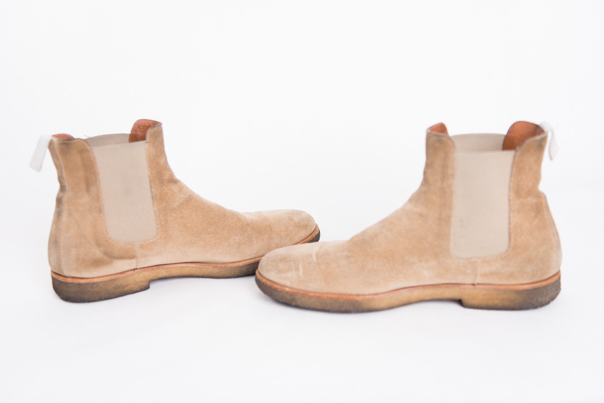 Common Projects Tan Suede Chelsea Size US 9 / EU 42 - 9 Thumbnail