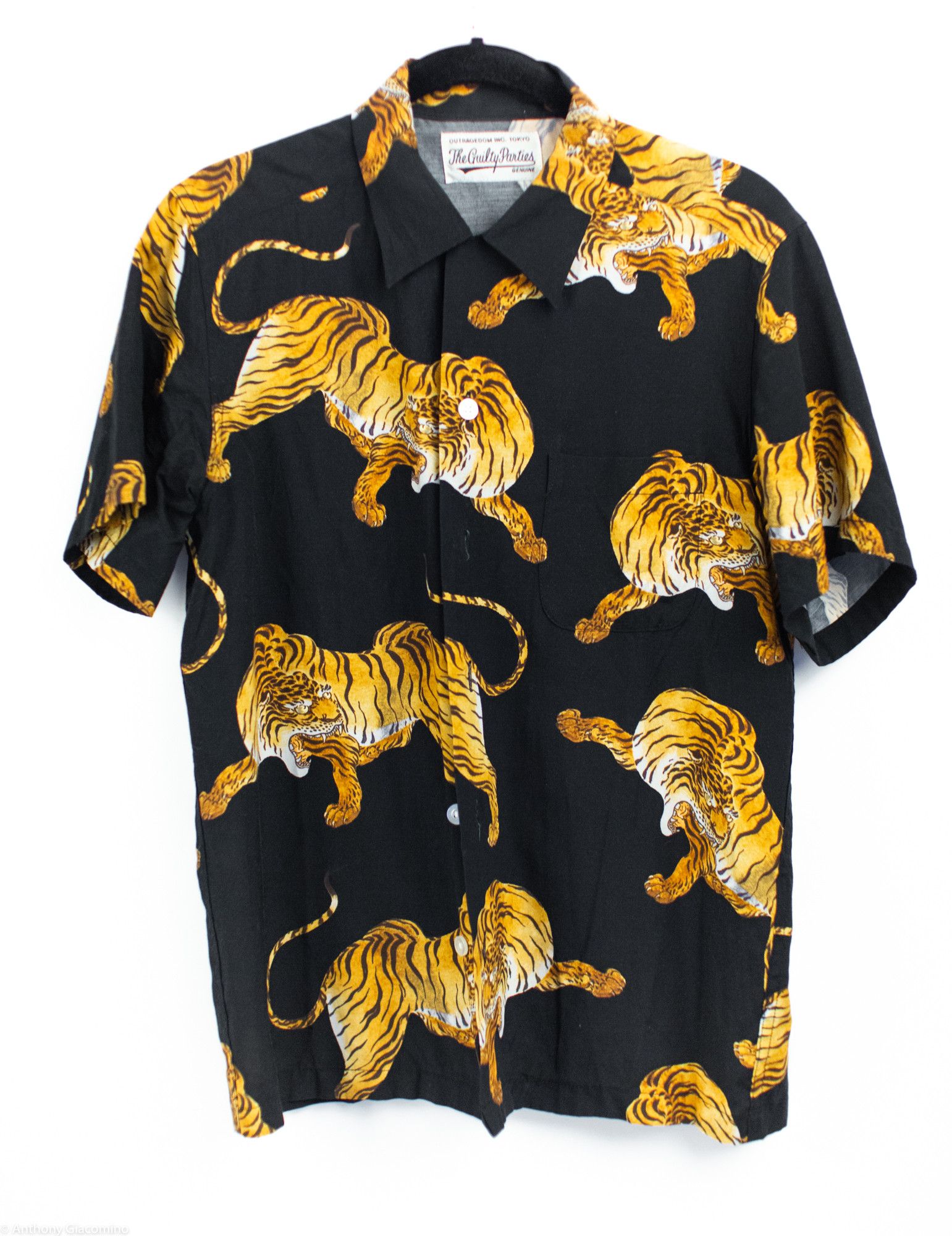 Wacko Maria The Guilty Parties tiger rayon buttonup Size US S / EU 44-46 / 1 - 8 Thumbnail