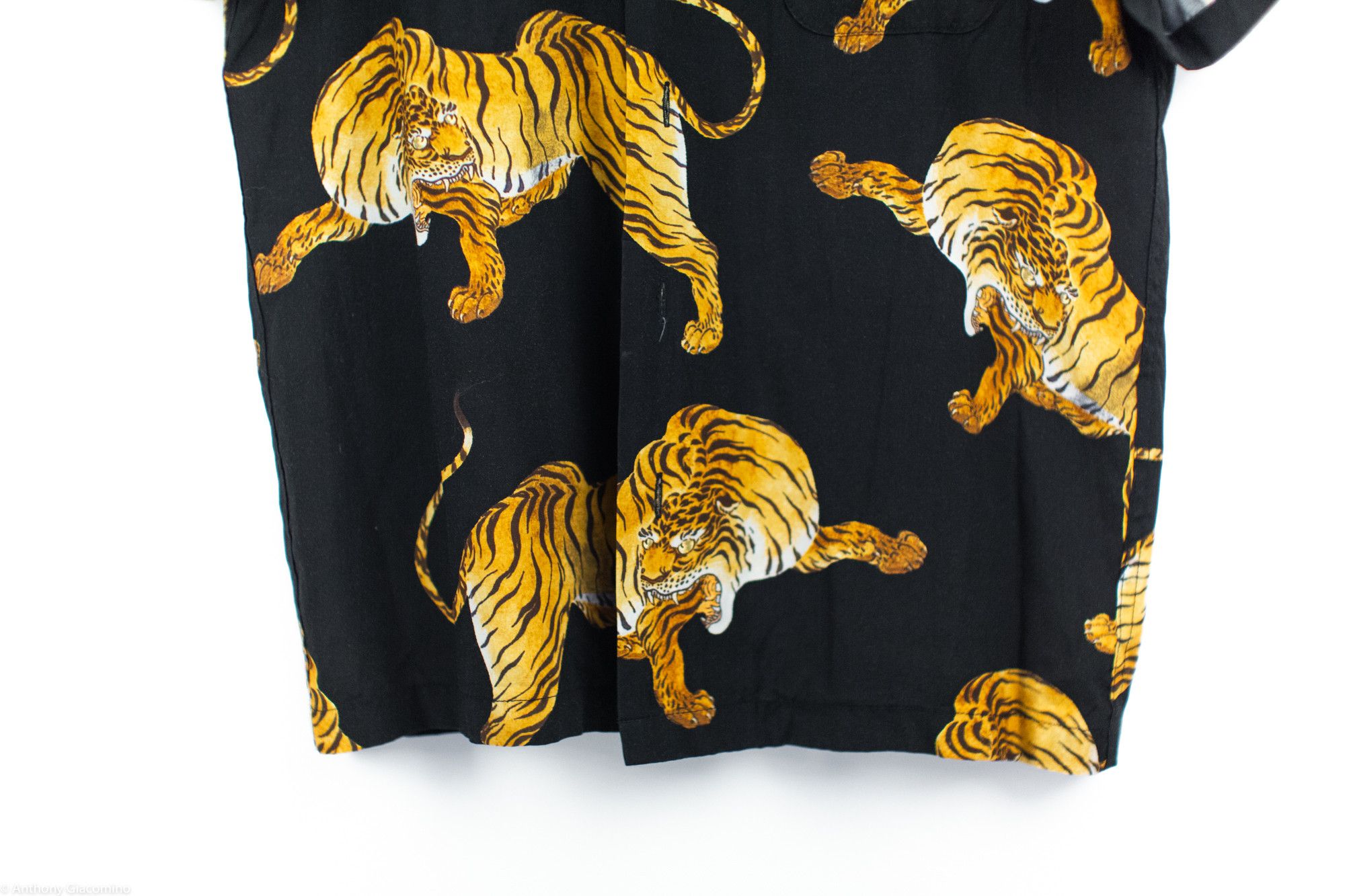 Wacko Maria The Guilty Parties tiger rayon buttonup | Grailed