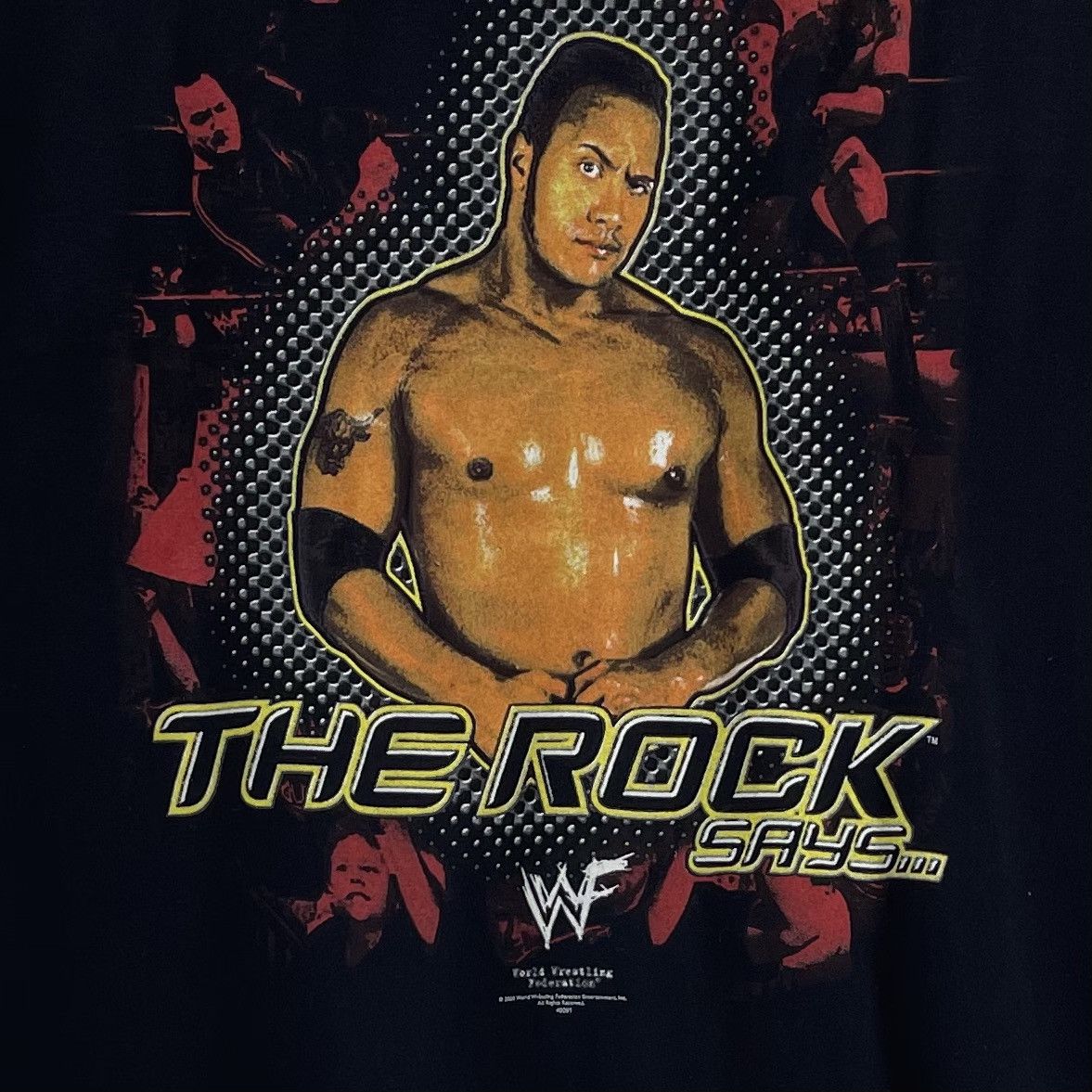 WWE THE ROCK Vintage Tee Check In to The Smackdown Hotel! Size US L / EU 52-54 / 3 - 2 Thumbnail