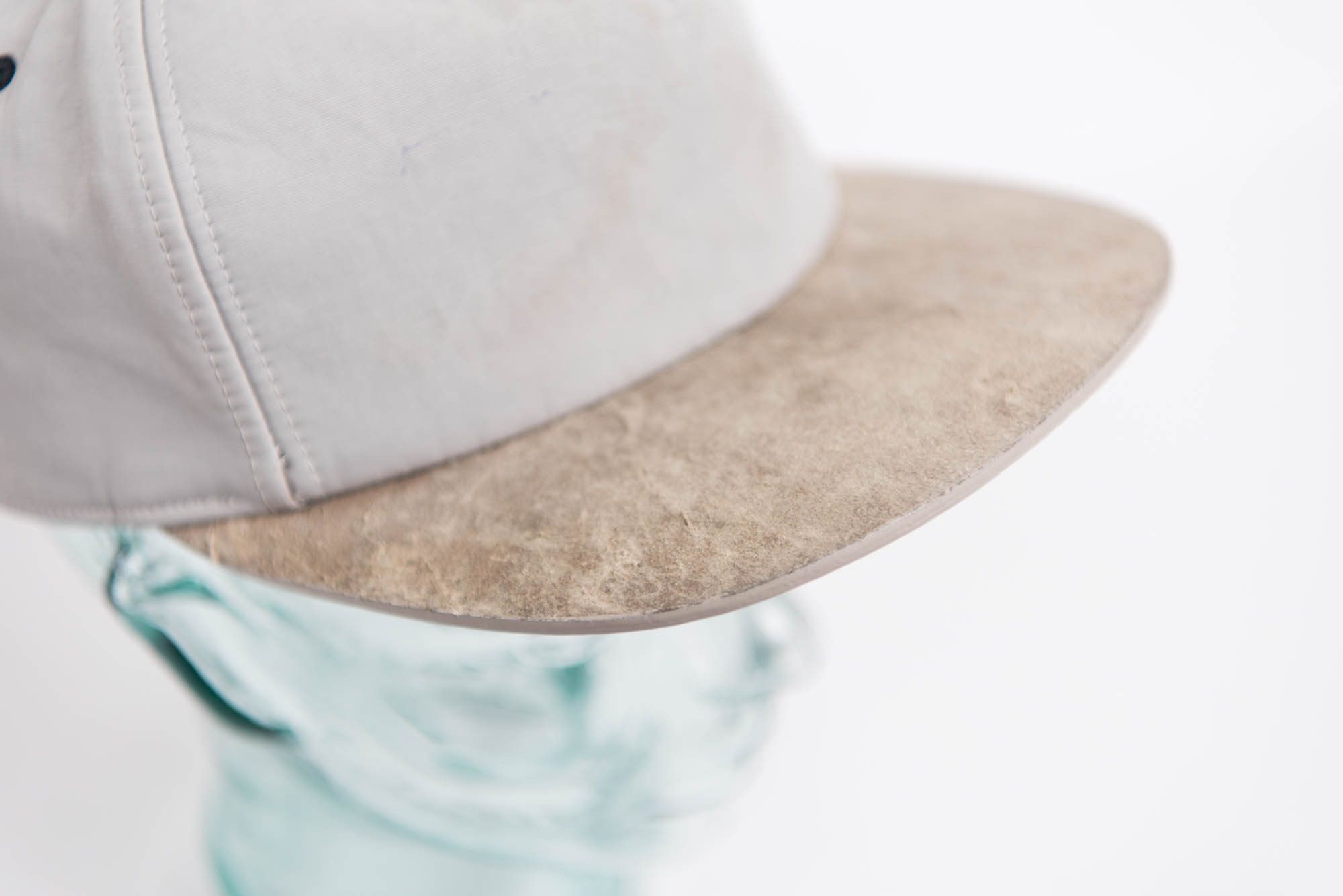 Rick Owens Drkshdw Pearl Hat Blistered Leather Brim Size ONE SIZE - 3 Thumbnail